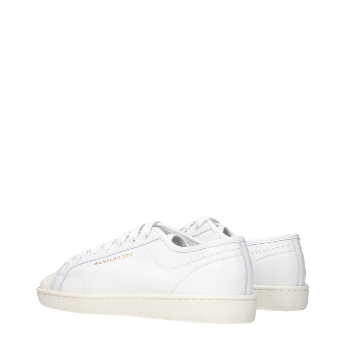 Saint Laurent Sneakers Men Leather White