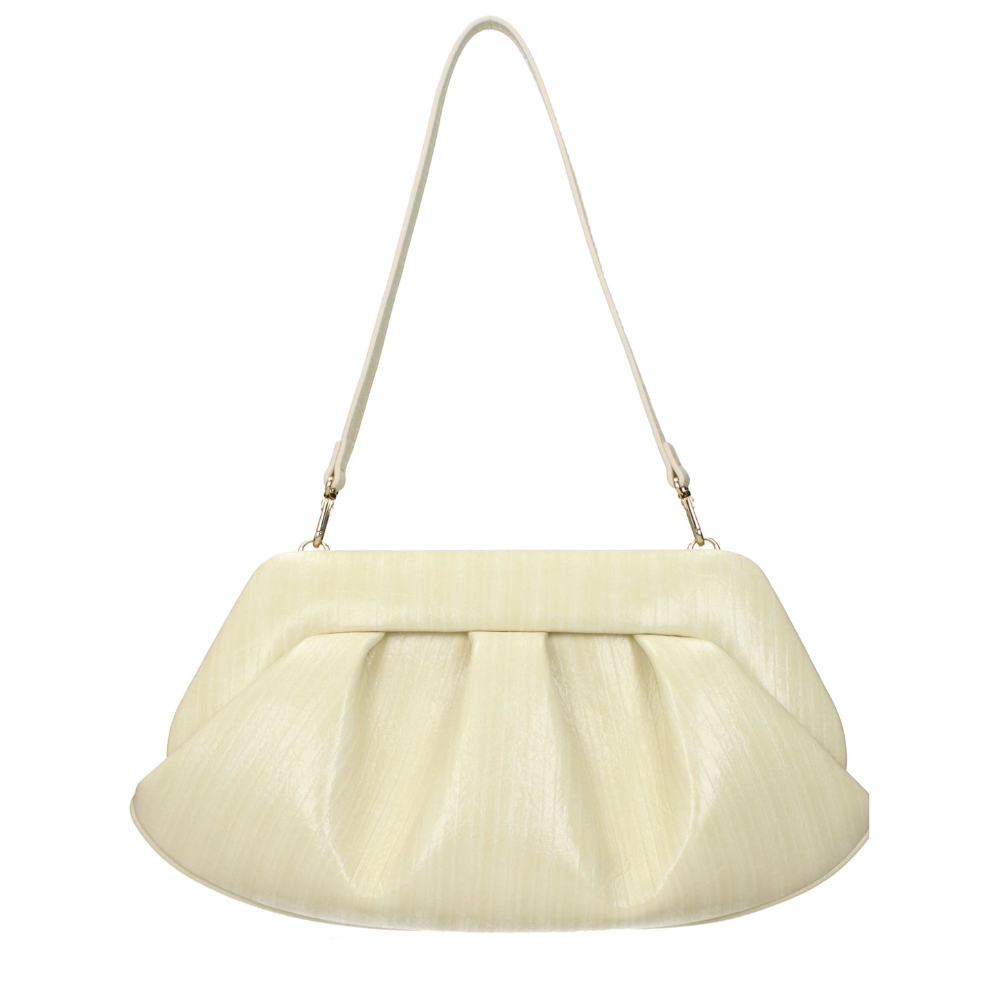 Themoirè Clutches Women Eco Leather Beige/Ivory