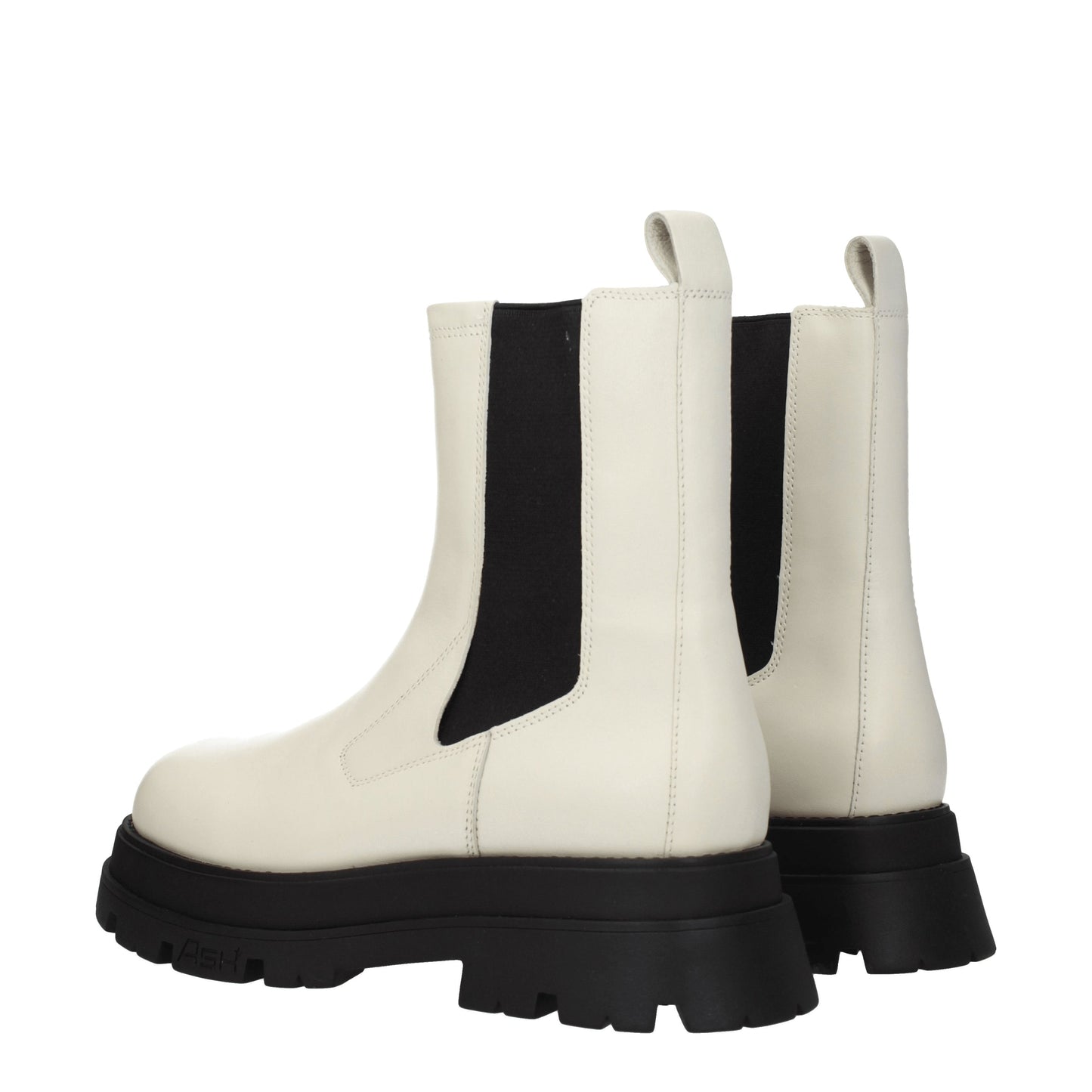 Ash Women's Boots in Leather White/Ivory