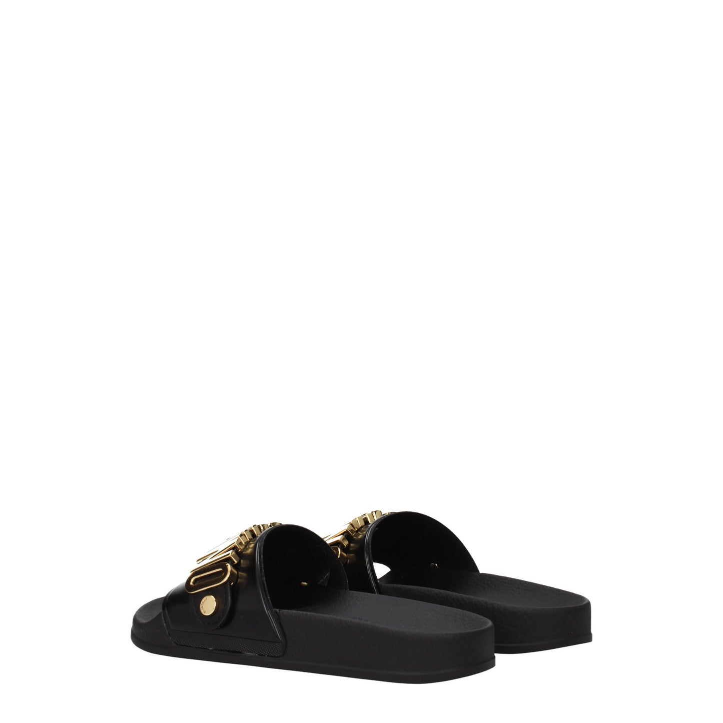 Moschino Women's Sandals & Slippers in PVC Black