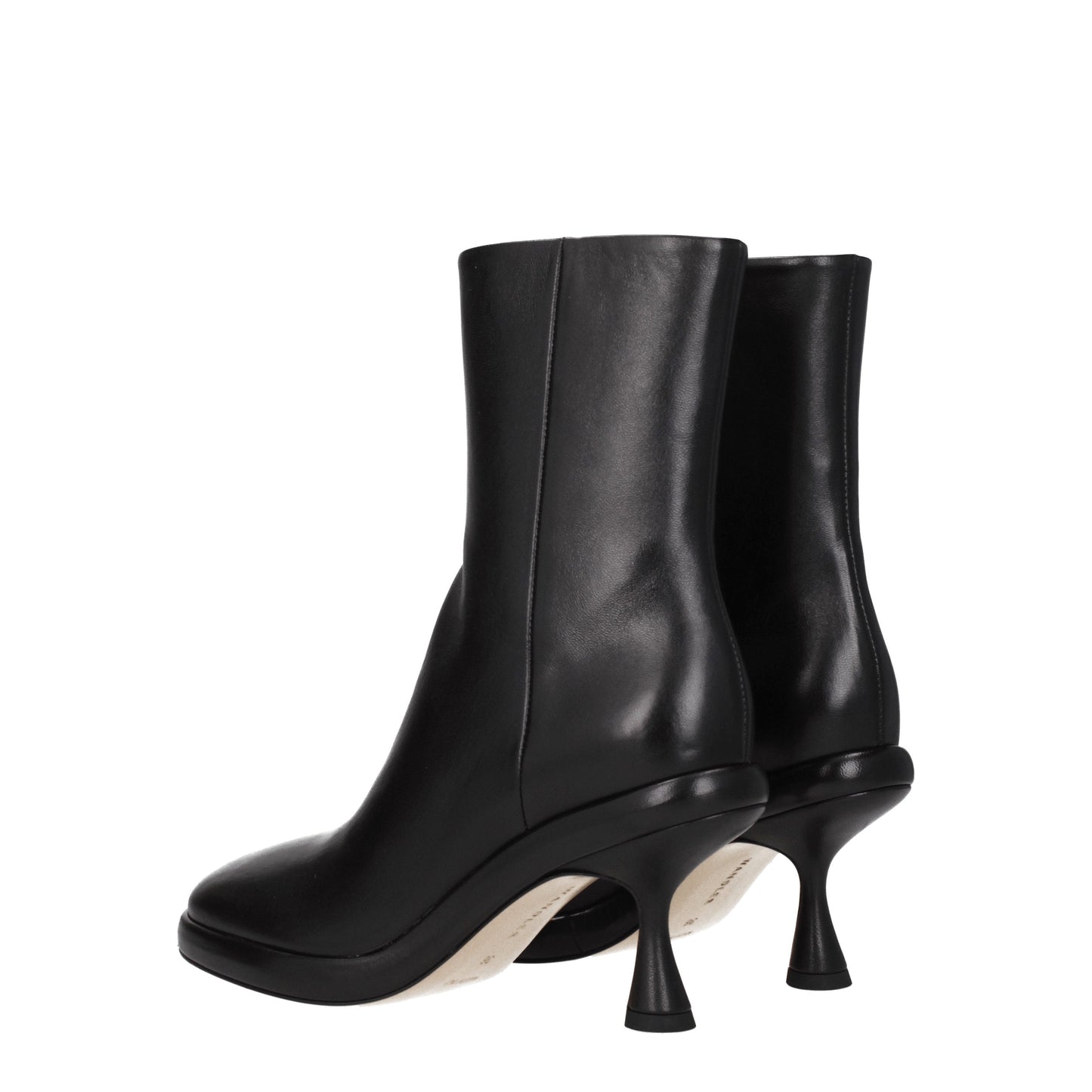 Wandler Women's Boots in Leather Black