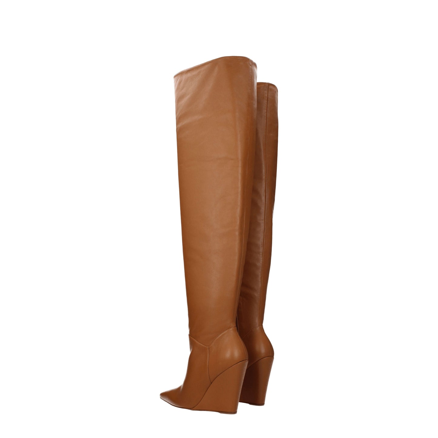 Stuart Weitzman Women's Boots in Leather Brown/Caramel