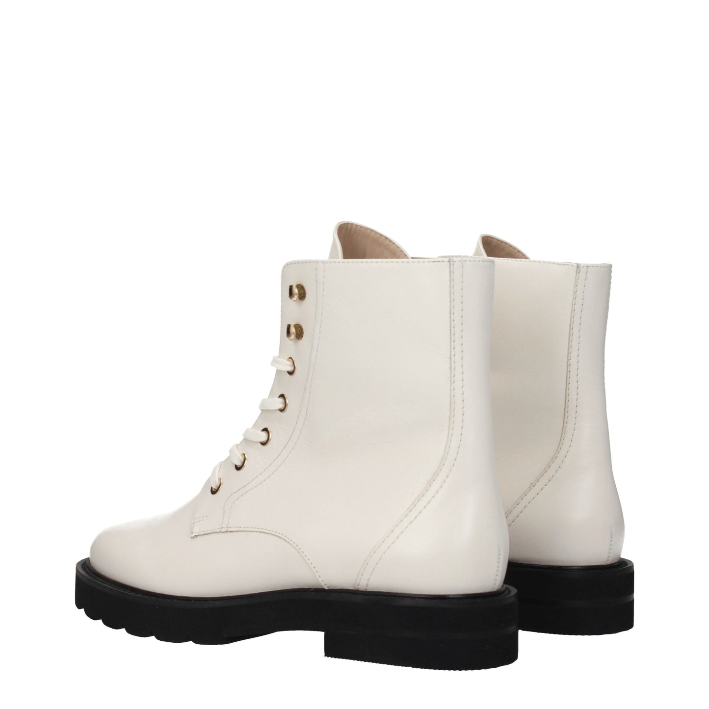 Stuart Weitzman Women's Boots in Leather White/Cream