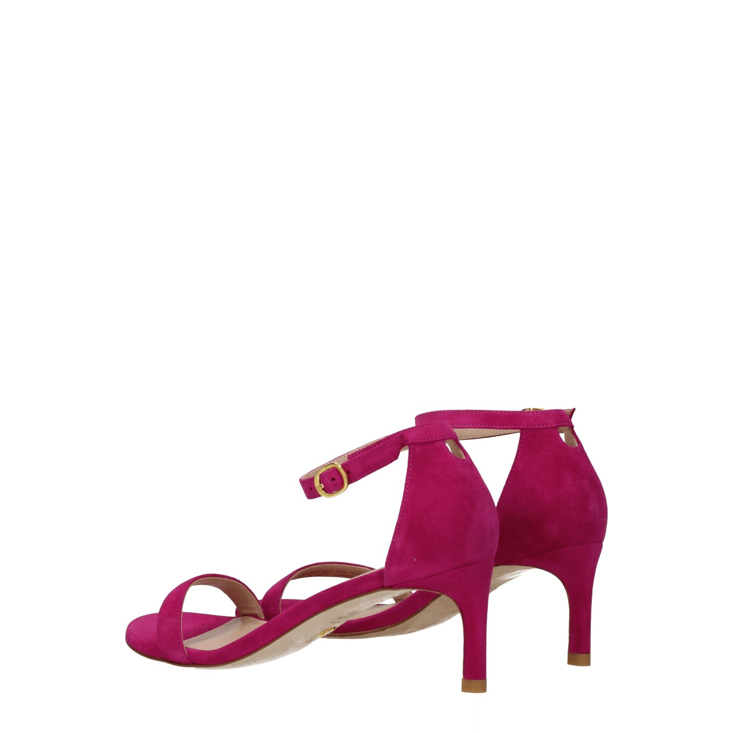 Stuart Weitzman Women's Sandals in Suede Fuchsia/Orchid