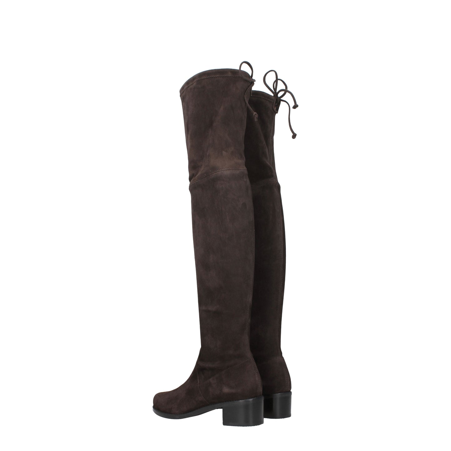 Stuart Weitzman Women's Boots in Suede Brown/Ebony