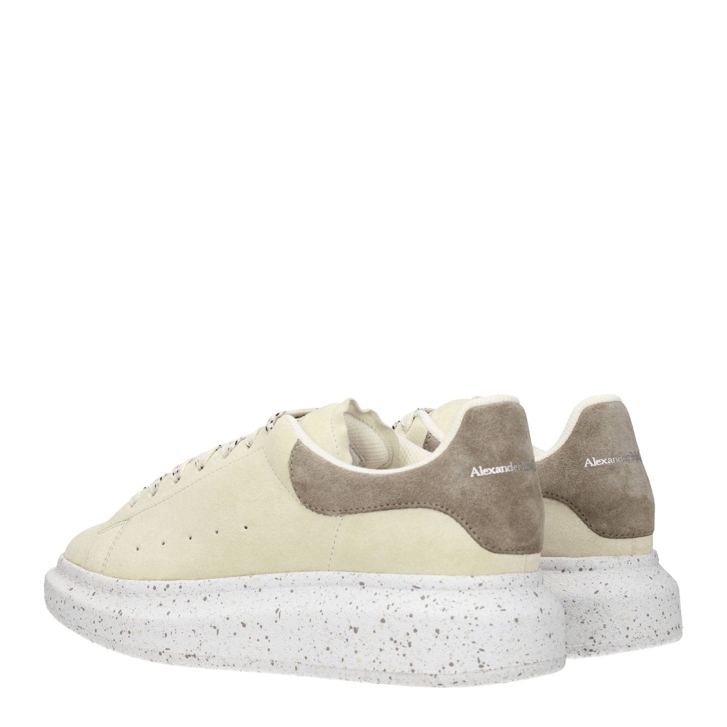 Alexander McQueen Men's Sneakers in Suede Beige/Stone