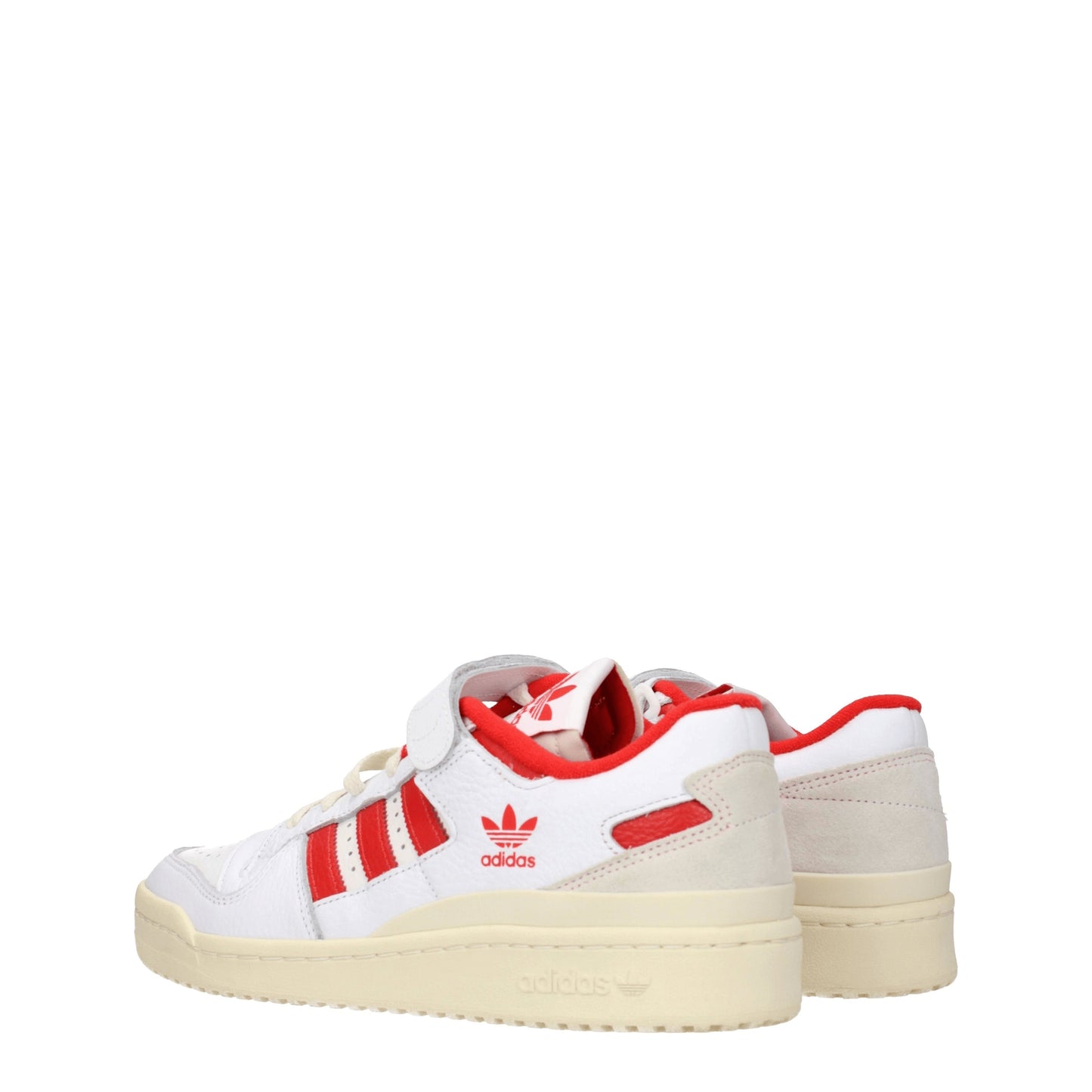 Adidas Men's Sneakers in Leather White/Red