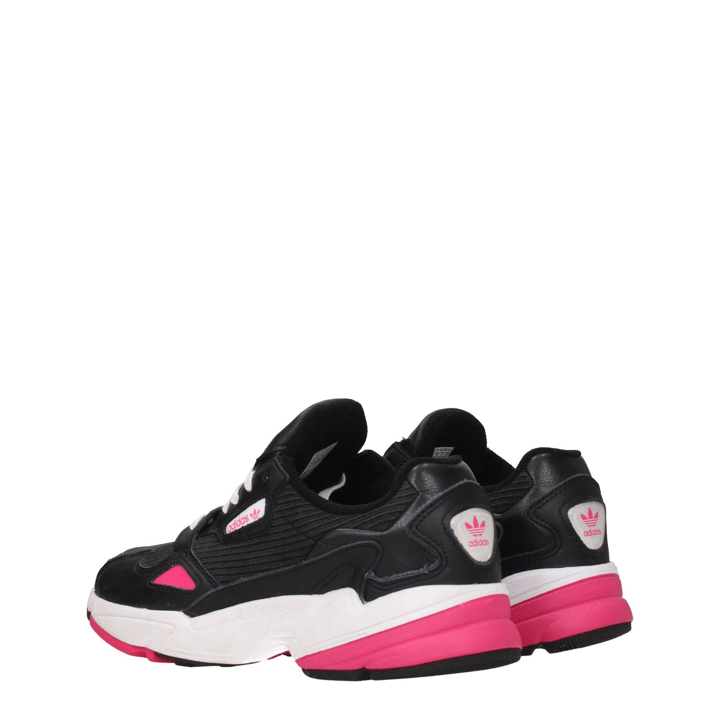 Adidas Women's Sneakers in Fabric  Black/Fuchsia