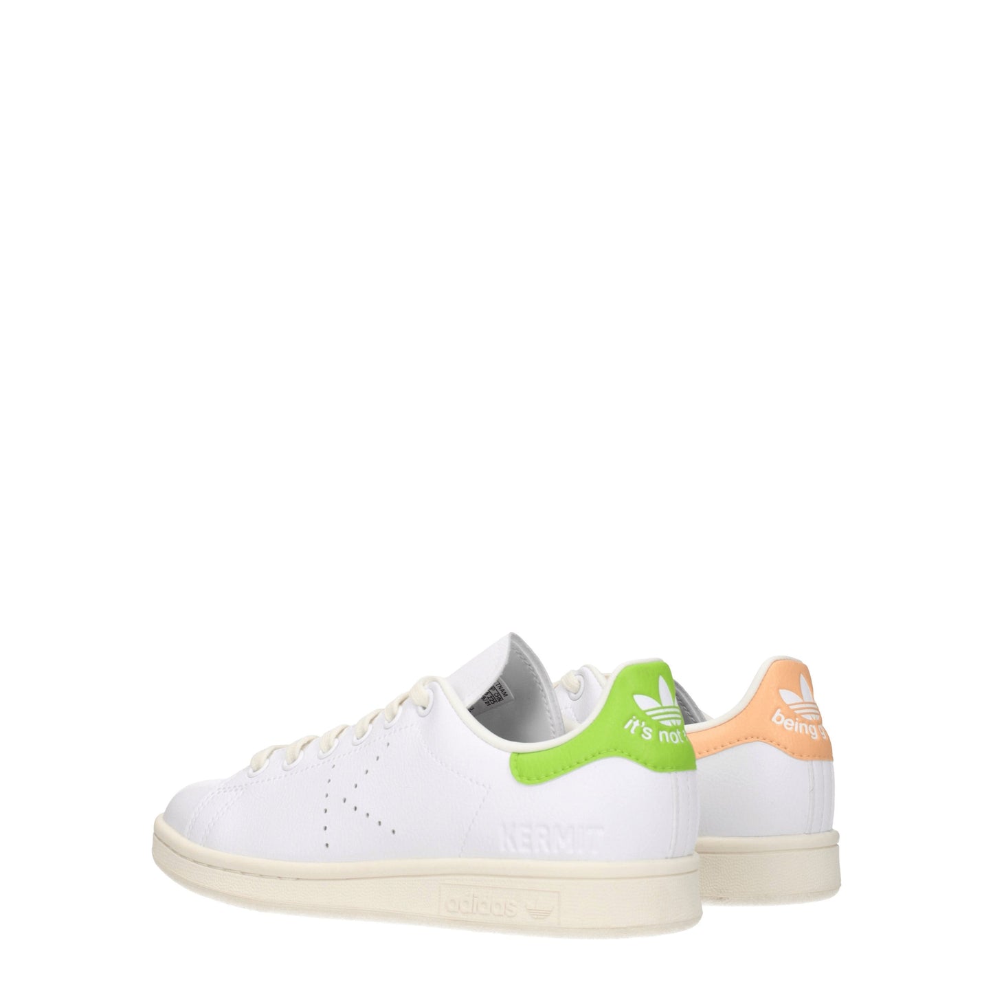 Adidas Women's Sneakers in Eco Leather White/Salmon