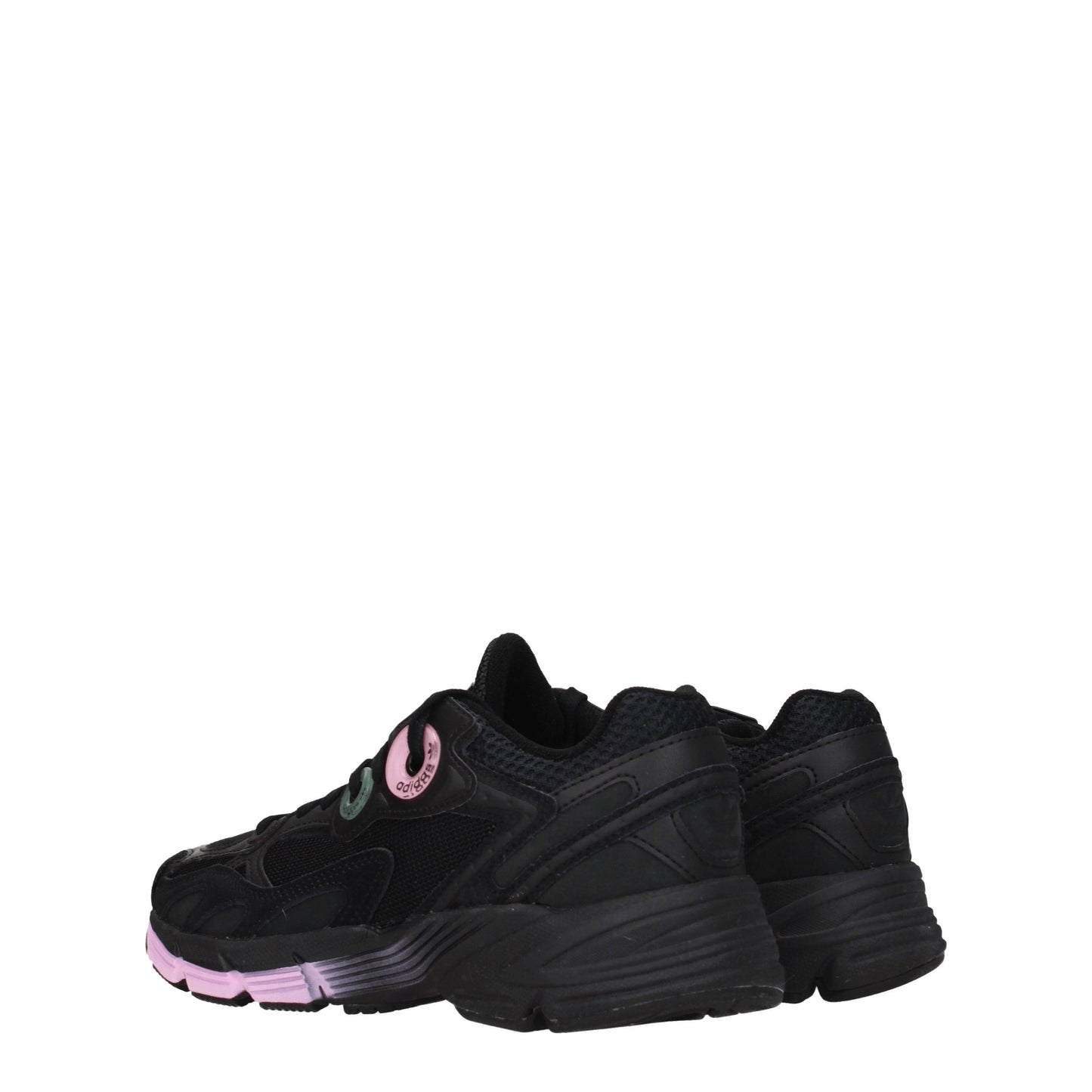 Adidas Women's Sneakers in Fabric  Black/Lilac