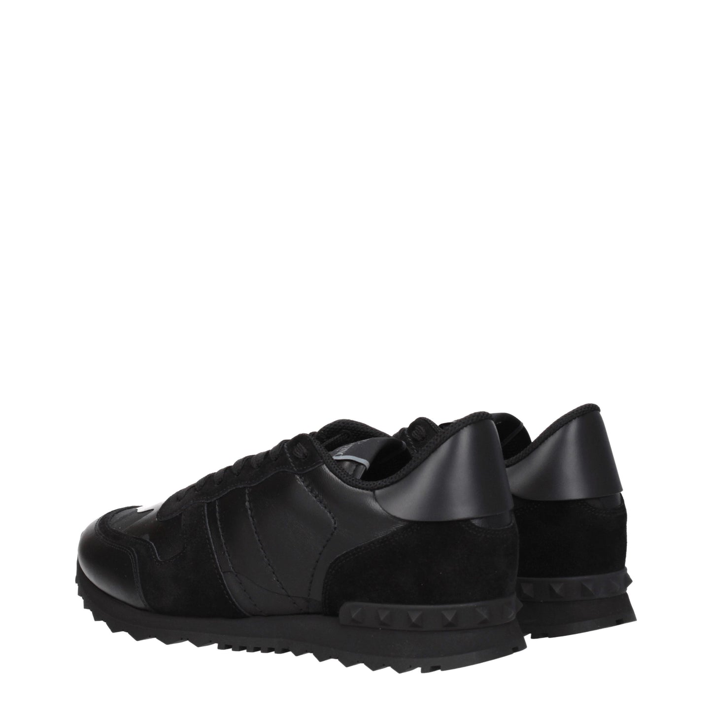 Valentino Garavani Men's Sneakers in Leather Black