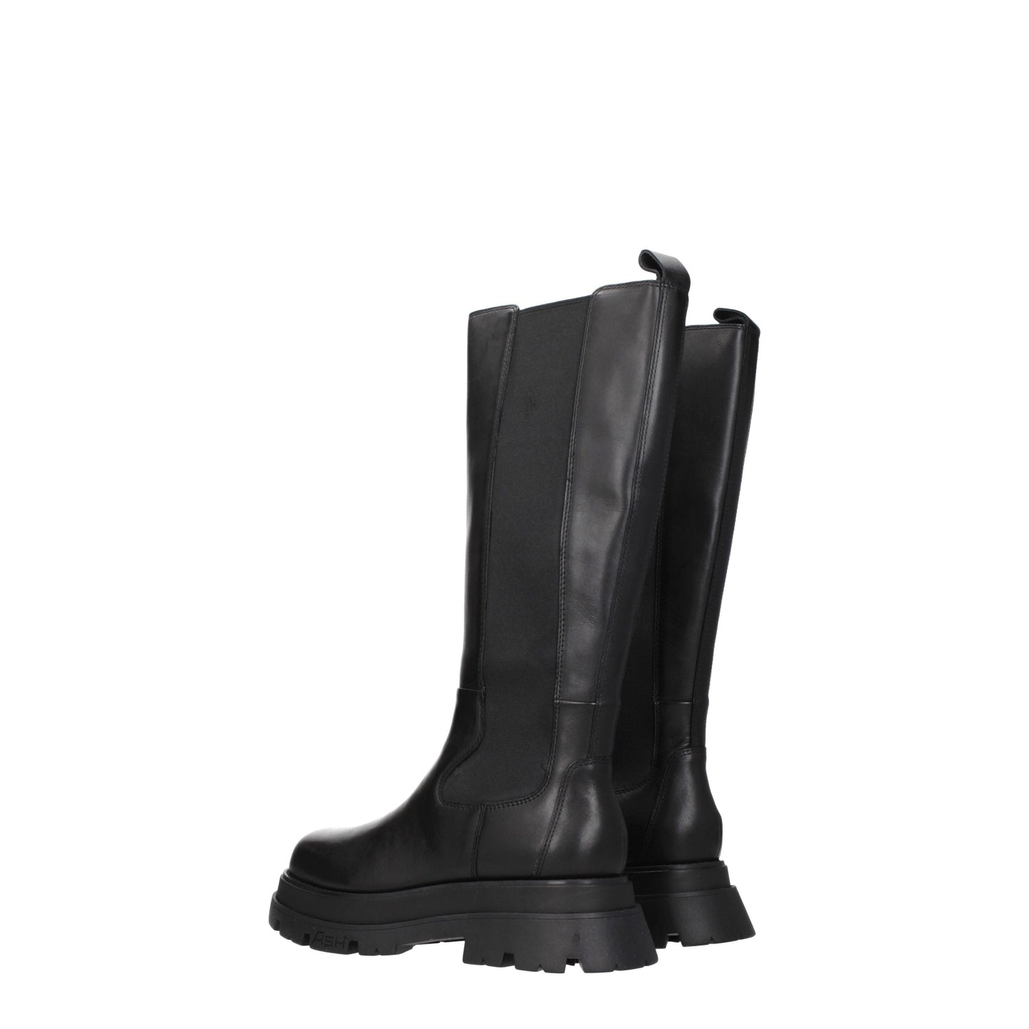 Ash Women's Boots in Leather Black