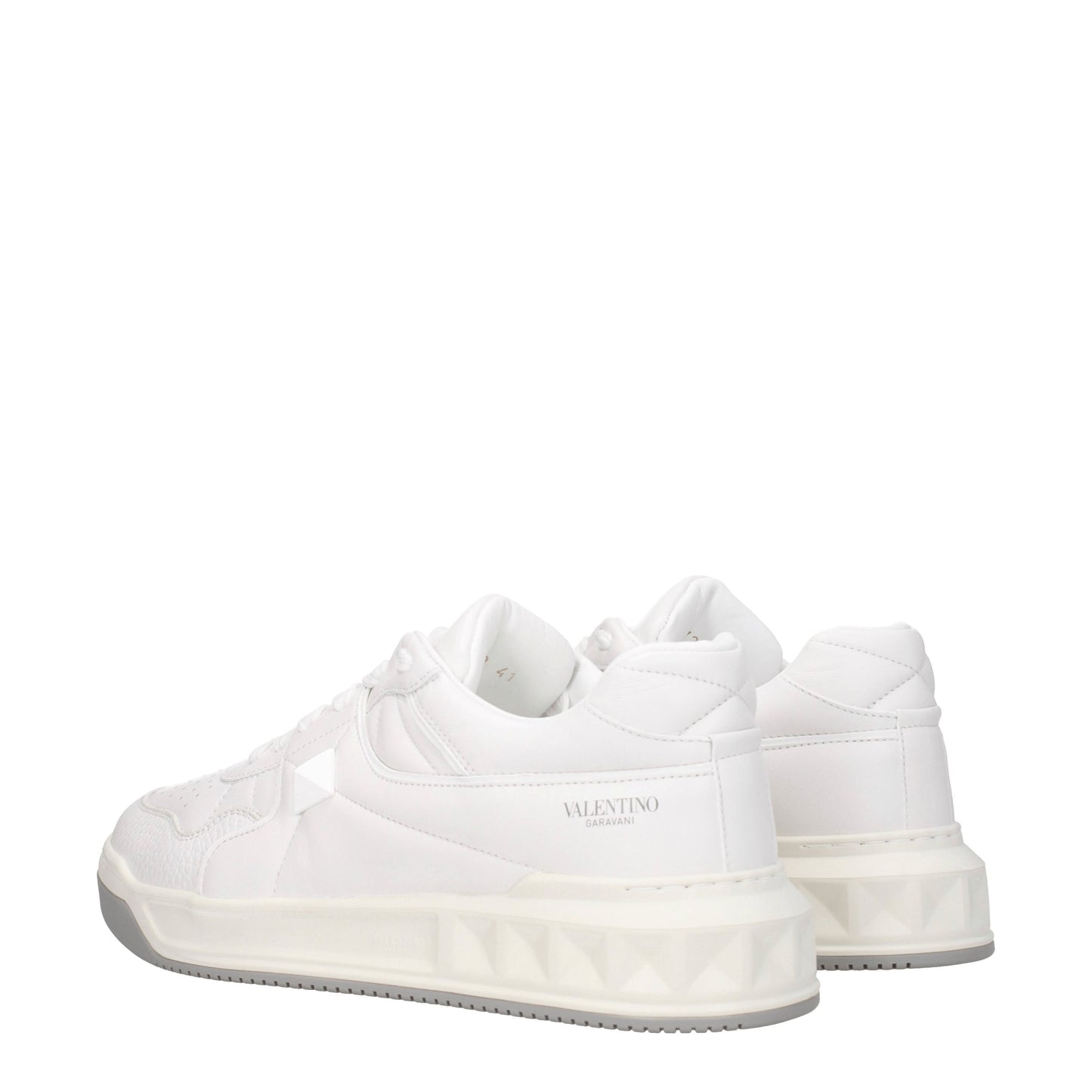 Valentino Garavani Men's Sneakers in Leather White/Optic White