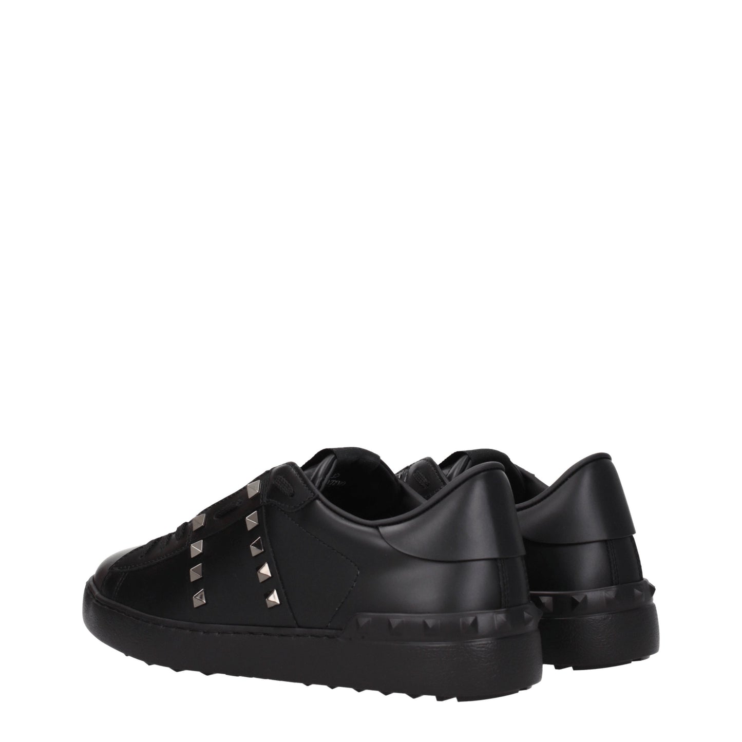 Valentino Garavani Men's Sneakers in Leather Black