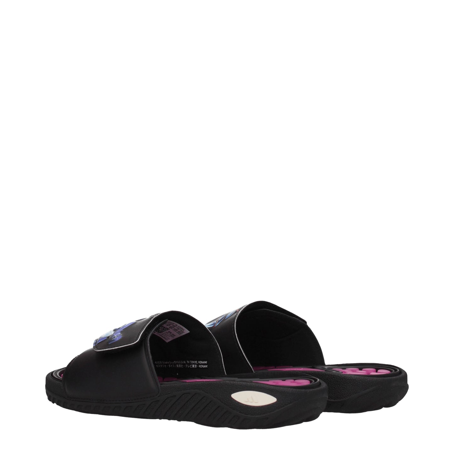 Adidas Sandals & Slippers Men Rubber Black/Multicolor