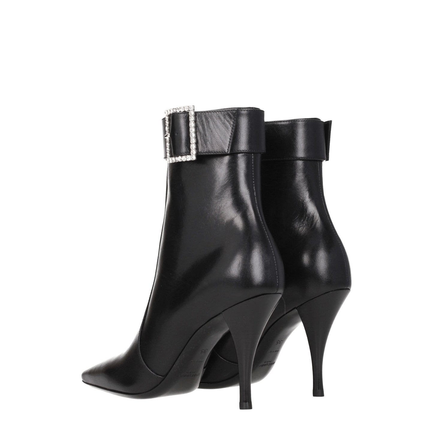 Saint Laurent Women's Boots in Leather Black