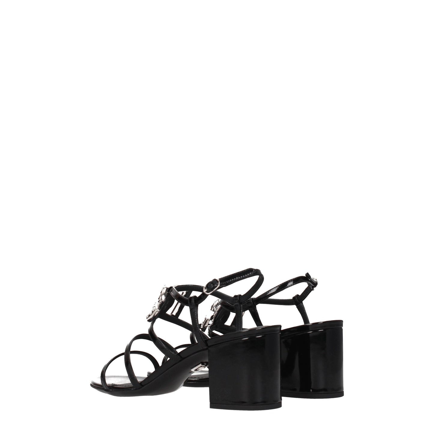 Dolce&Gabbana Women's Sandals in Leather Black