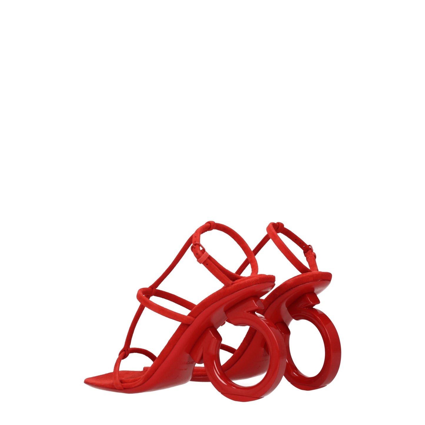 Salvatore Ferragamo Women's Sandals in Suede Red/Flame