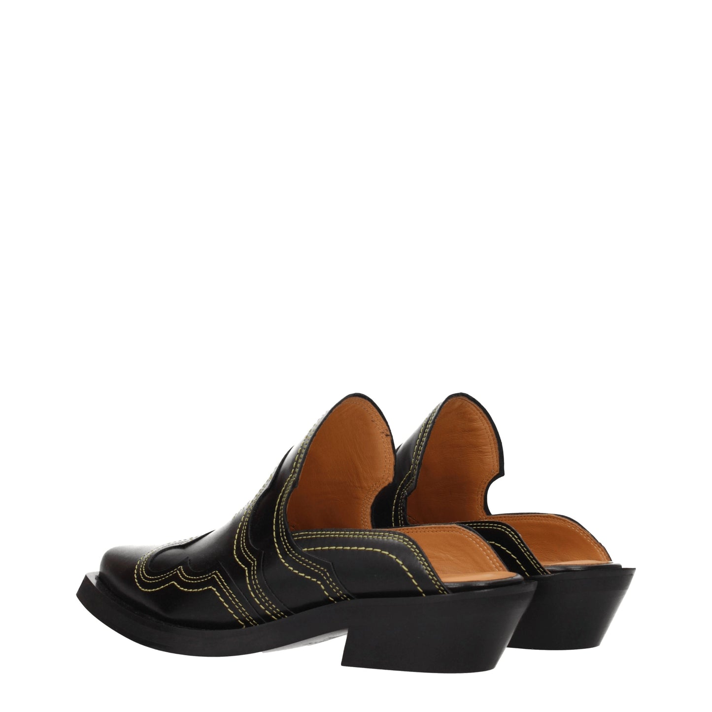 Ganni Women's Sandals & Slippers in Leather Black