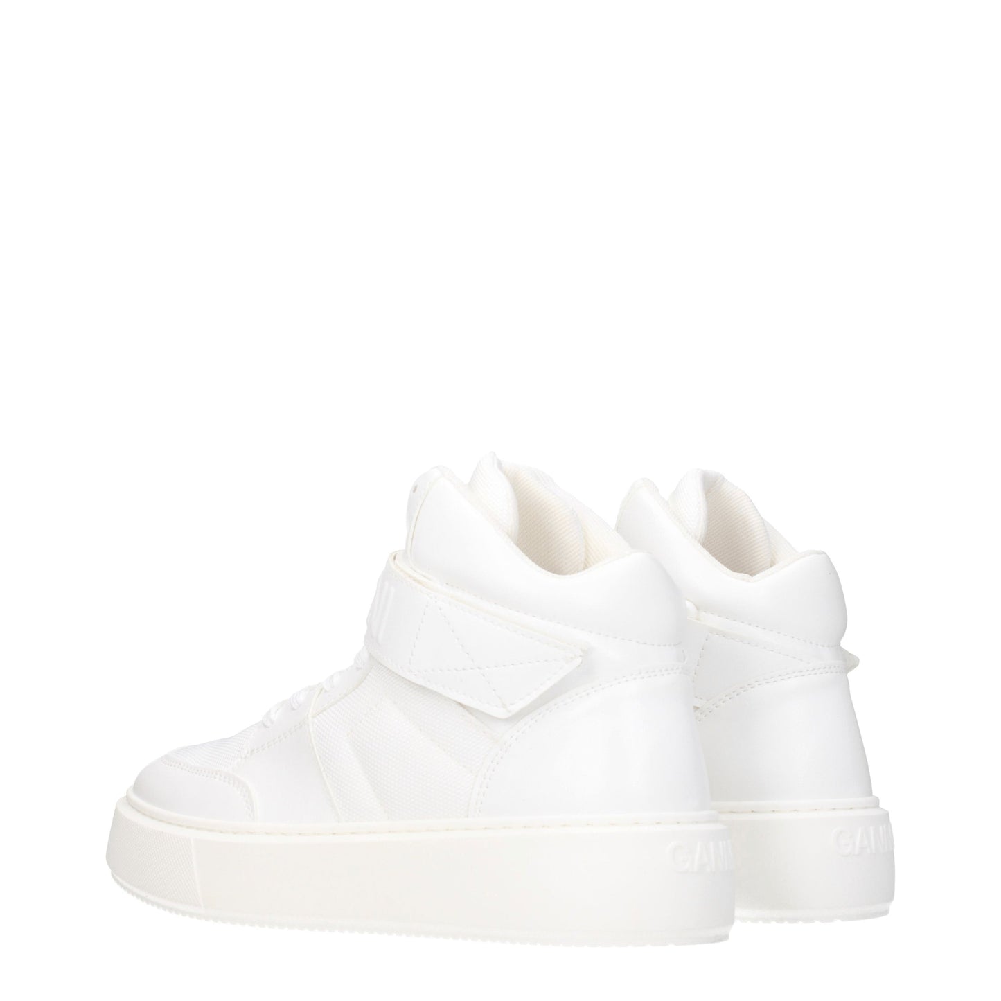 Ganni Women's Sneakers in Leather White