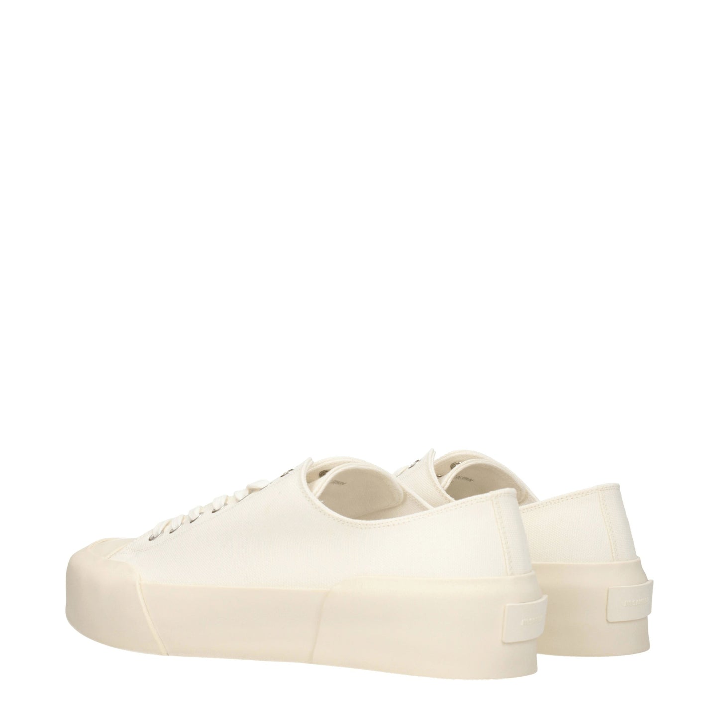 Jil Sander Men's Sneakers in Fabric  Beige/Ivory