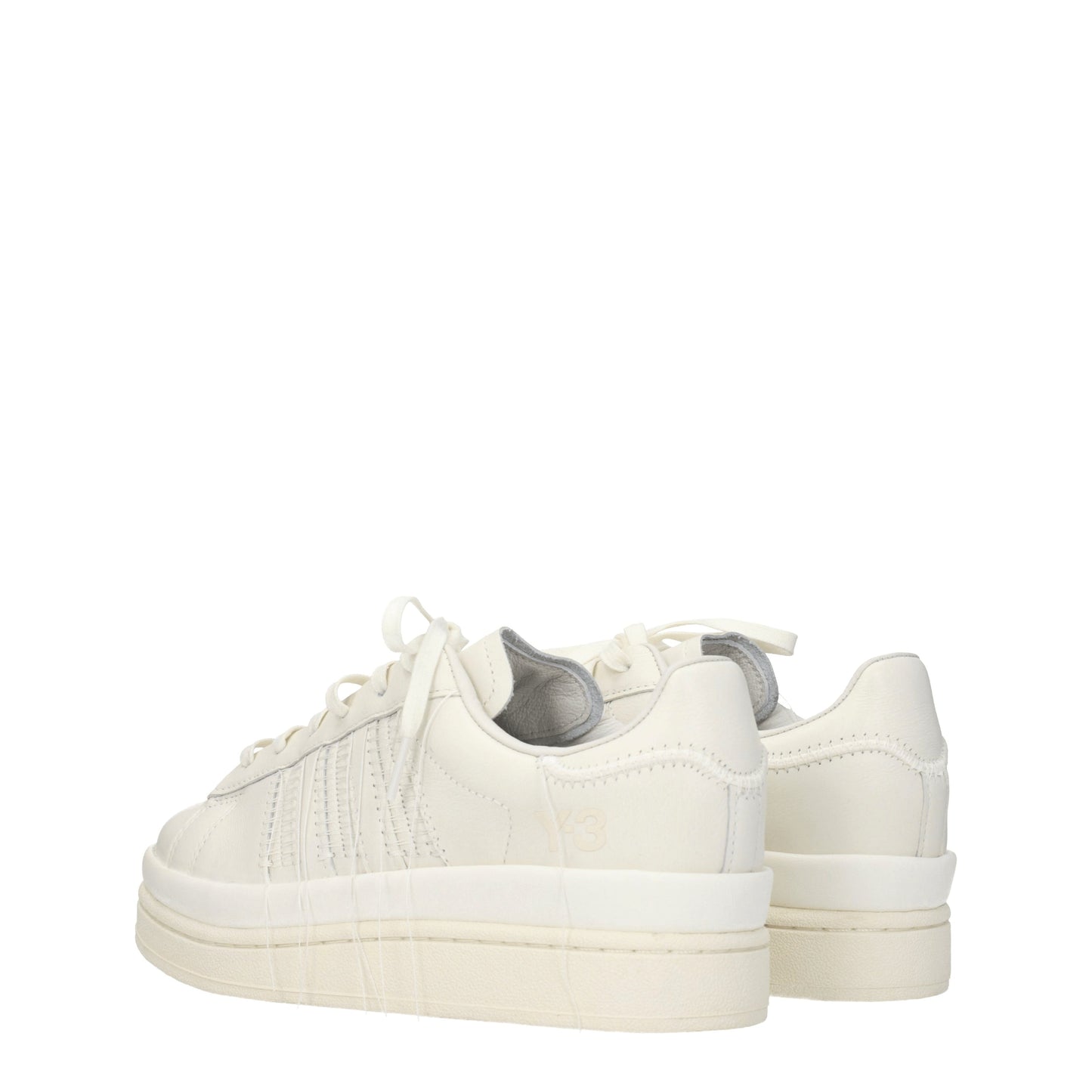 Y3 Yamamoto Women's Sneakers in Leather White/Ivory