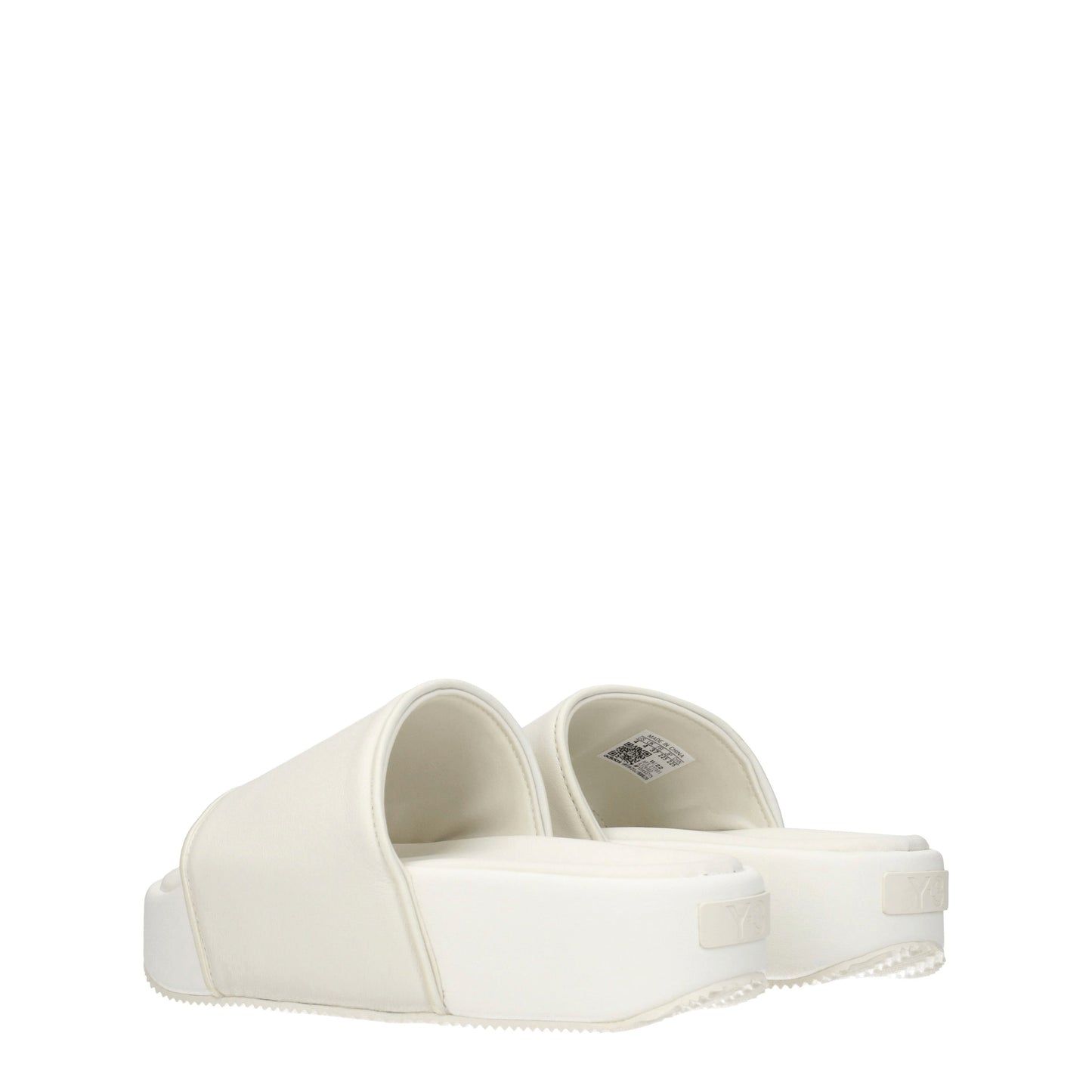 Y3 Yamamoto Women's Sandals & Slippers in Leather White