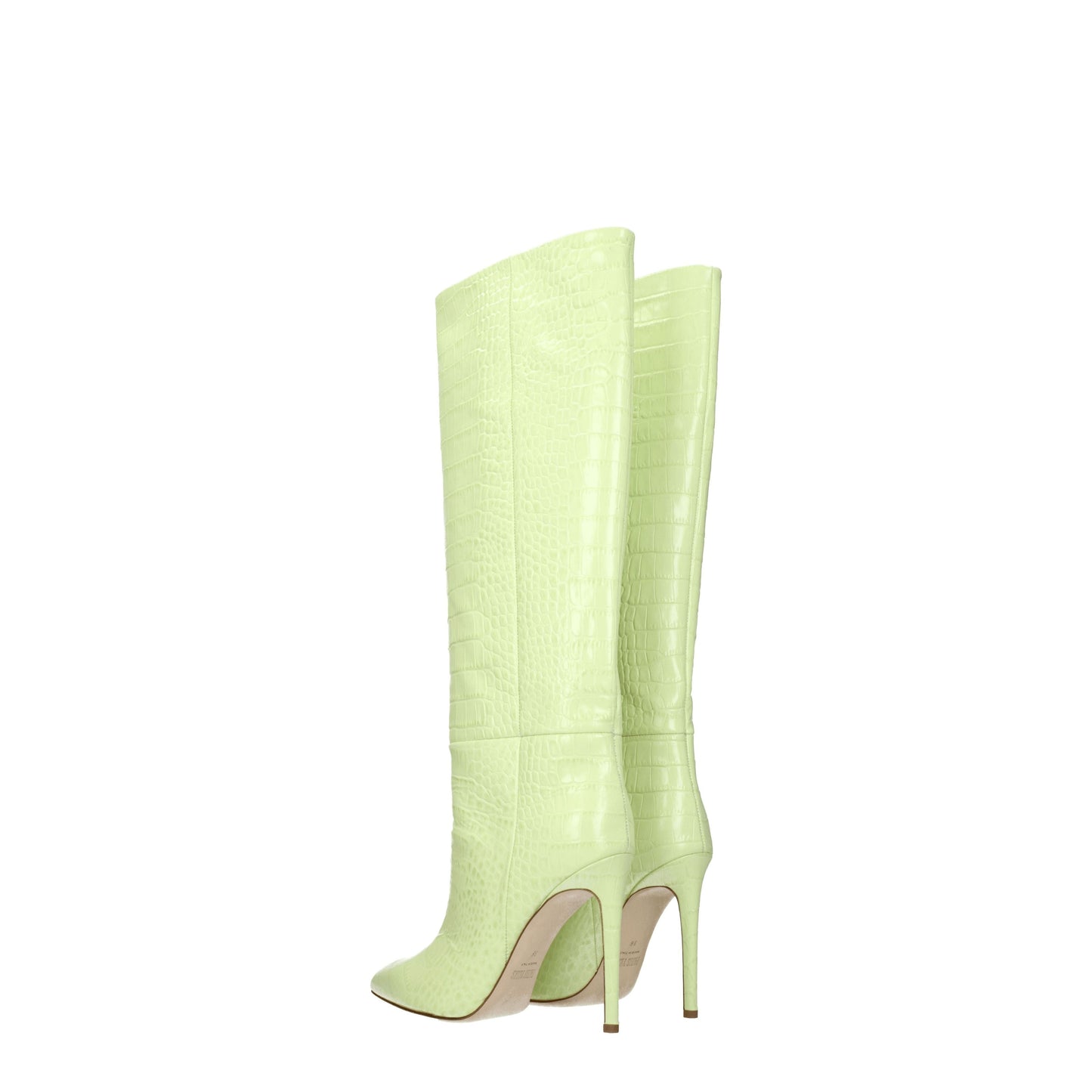 Paris Texas Women's Boots in Leather Green/Lime