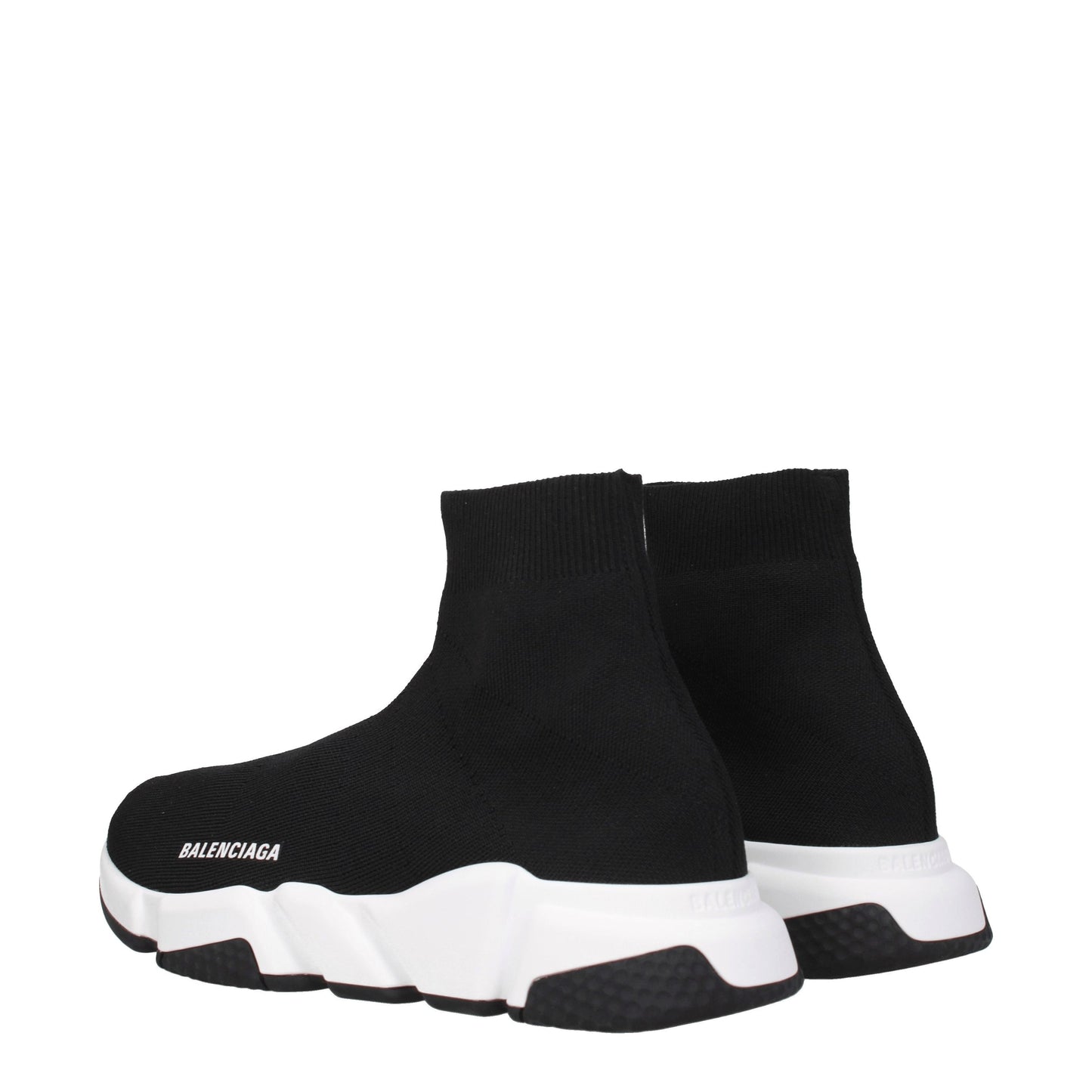 Balenciaga Men's Sneakers in Fabric  Black/White