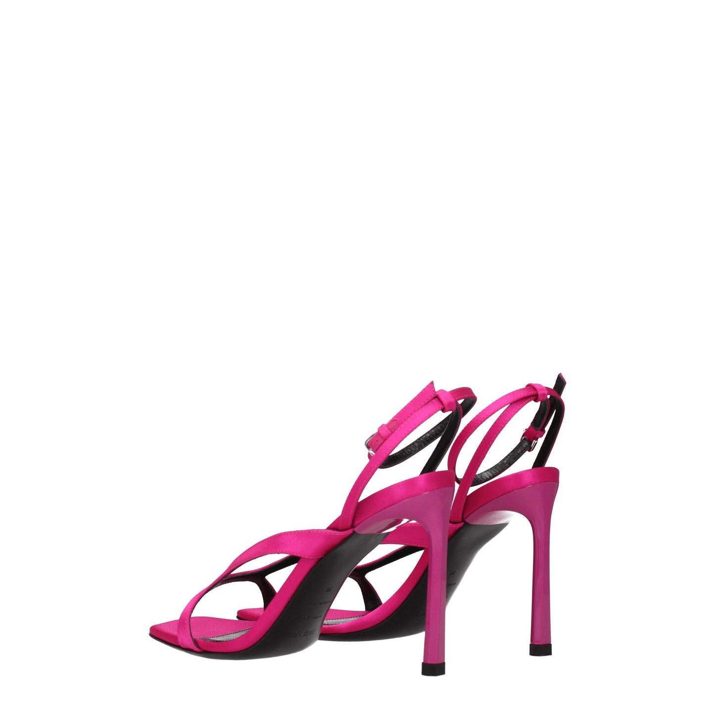 Sergio Rossi Women's Sandals in Satin Fuchsia/Magenta