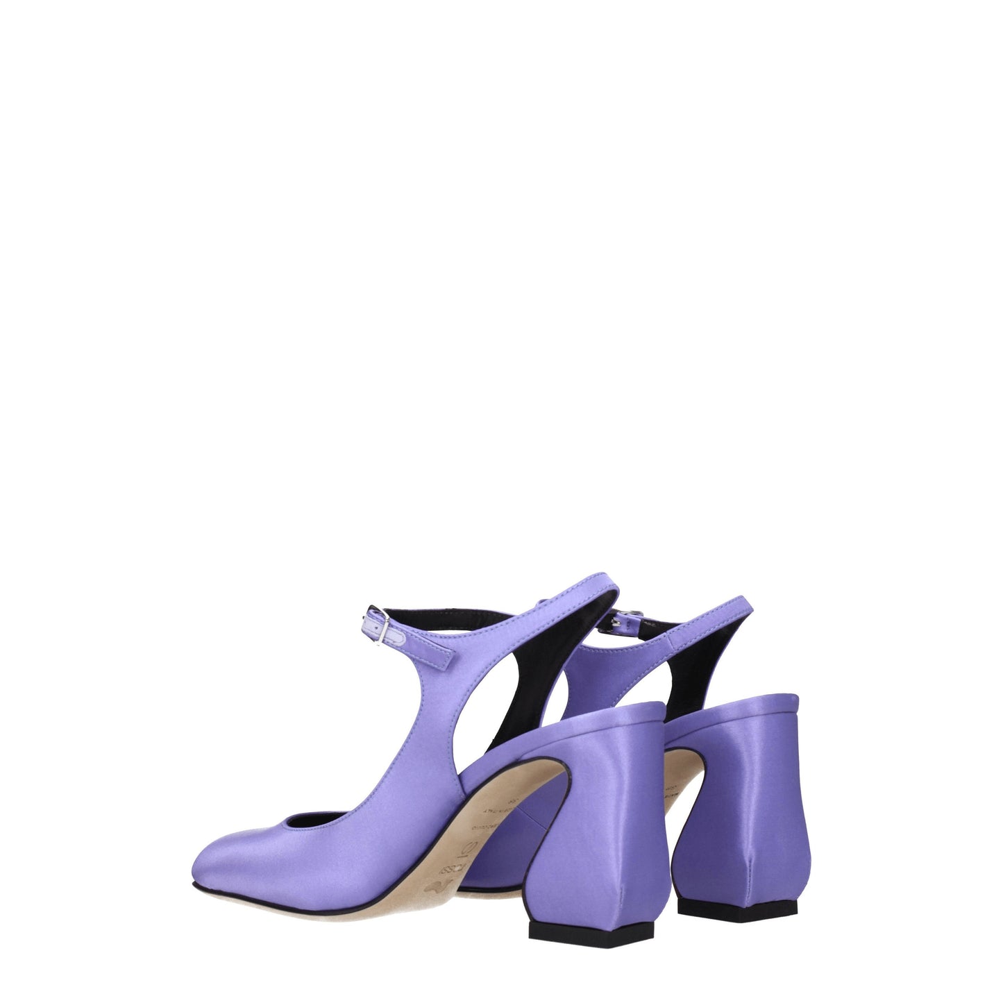 Sergio Rossi Women's Sandals in Satin Violet/Wisteria