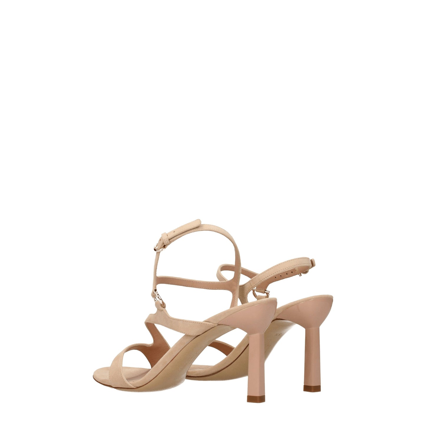 Salvatore Ferragamo Women's Sandals in Suede Beige/Amaretto