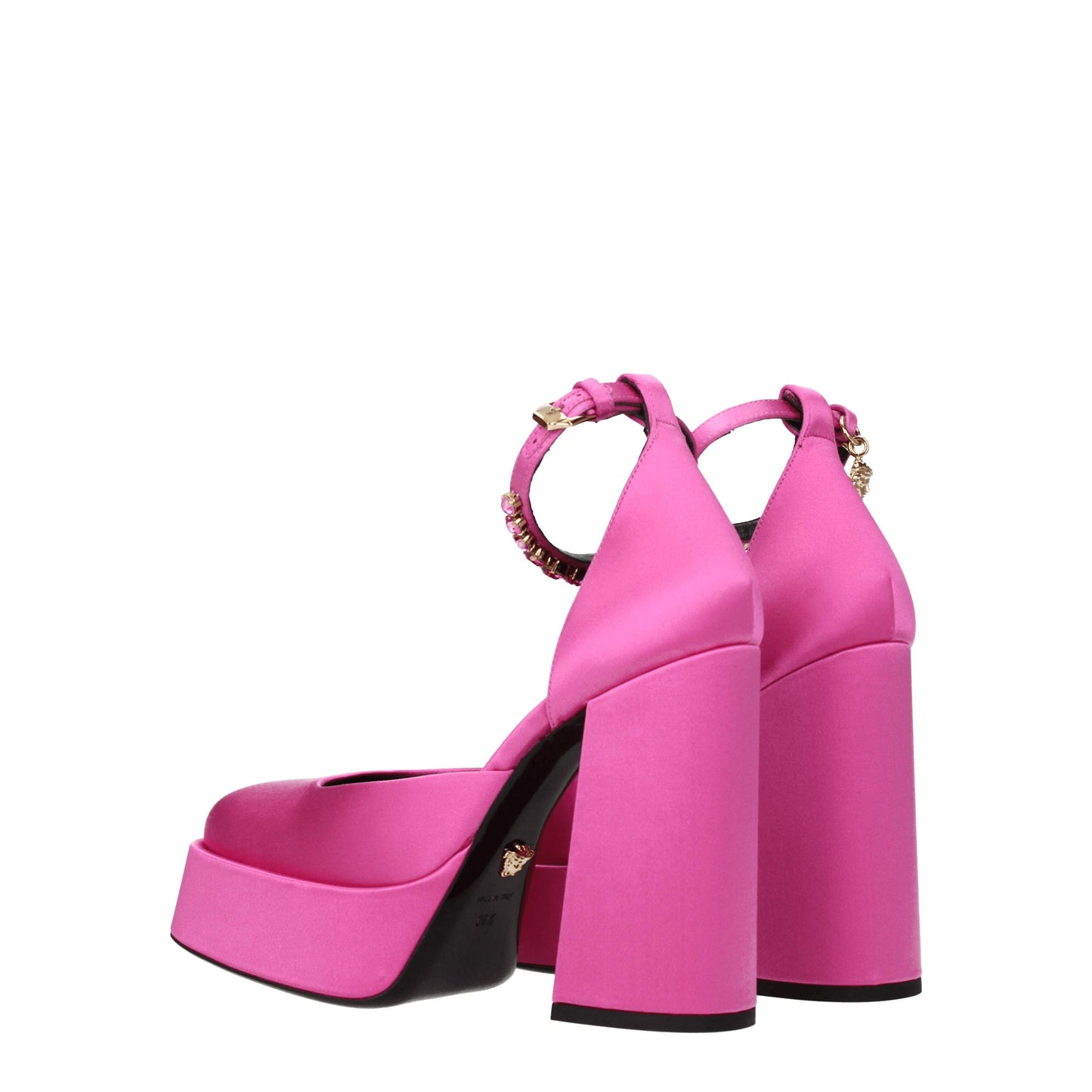 Versace Women's Sandals in Satin Pink