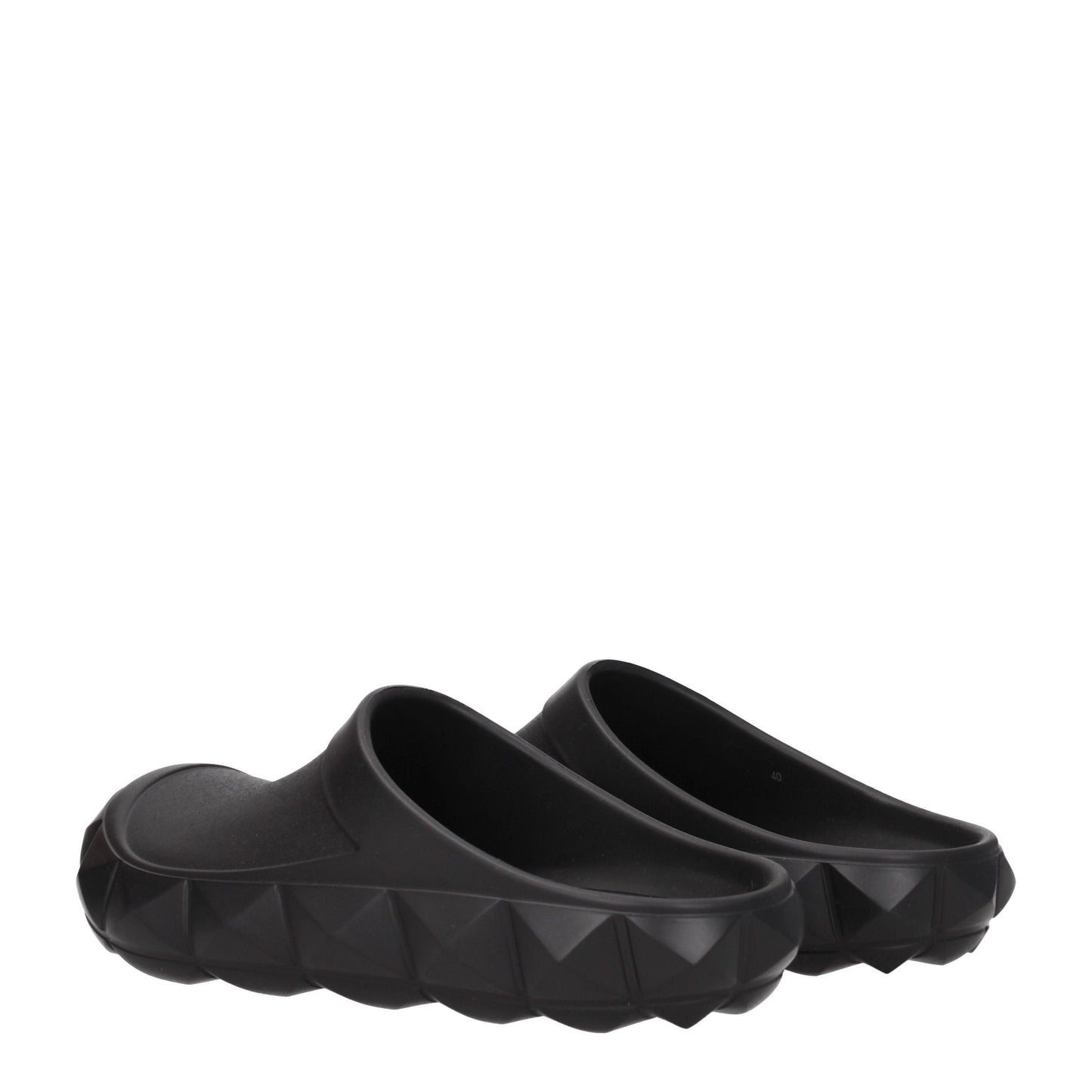 Valentino Garavani Sandals & Slippers Men Rubber Black