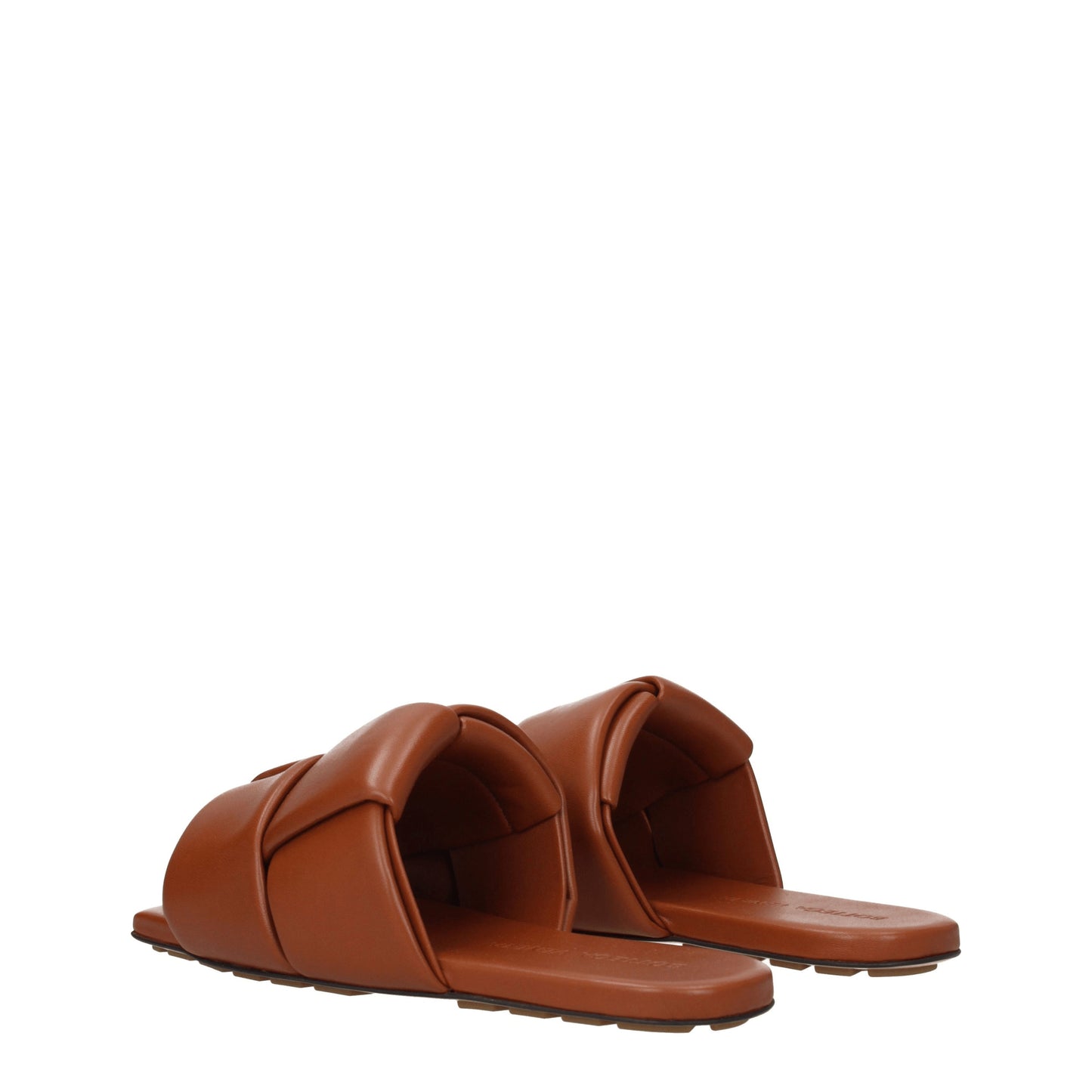 Bottega Veneta Women's Sandals & Slippers in Leather Brown/Caramel