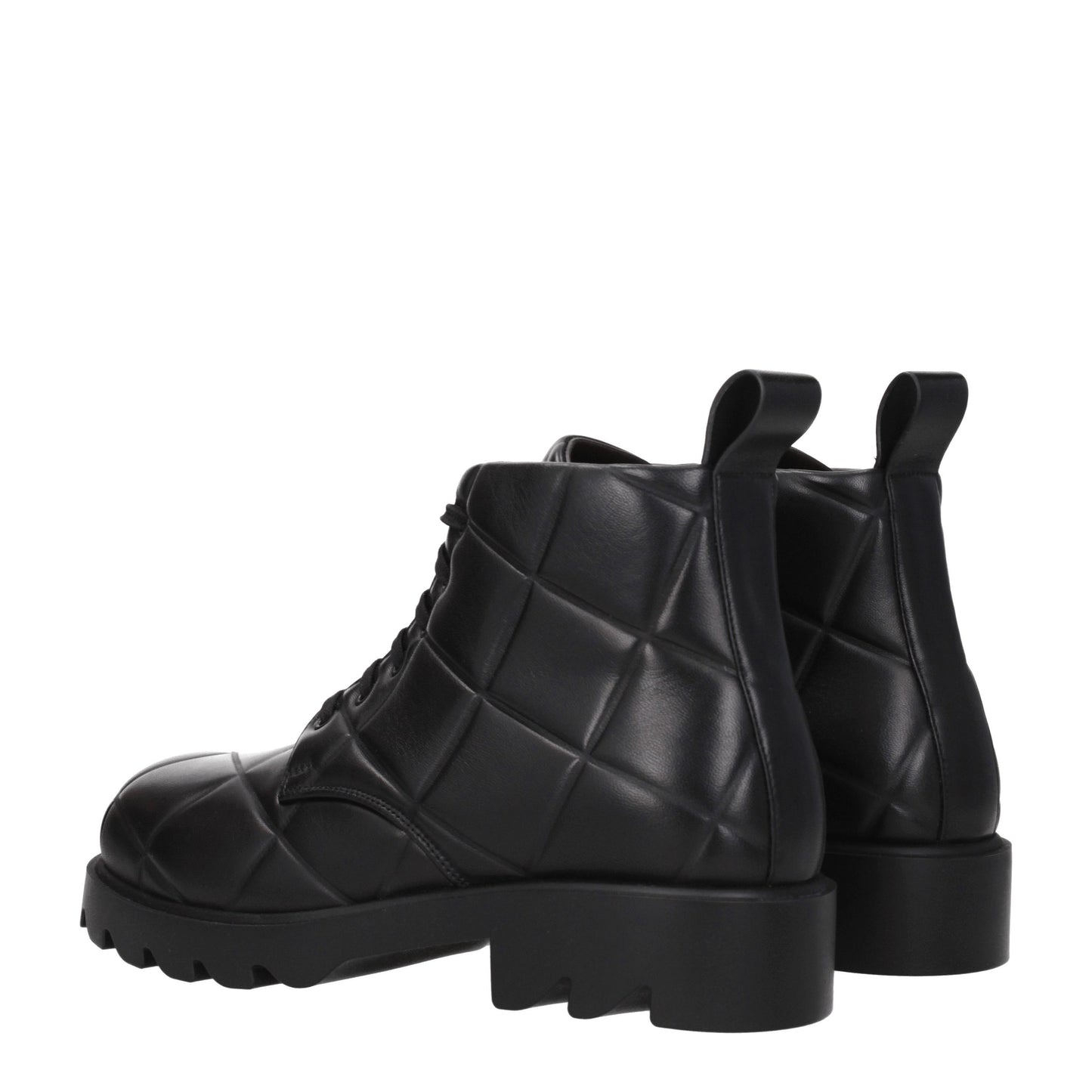 Bottega Veneta Men's Boots in Leather Black