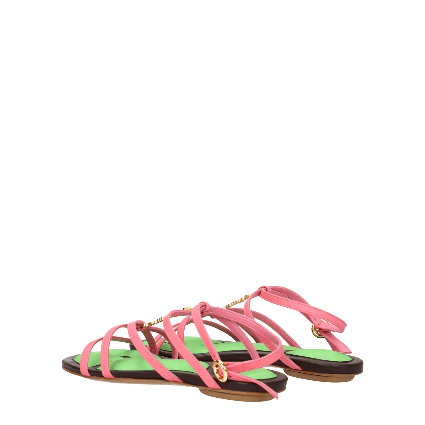 Jacquemus Women's Sandals in Leather Pink