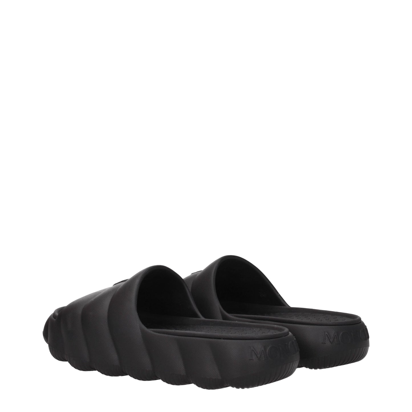 Moncler Women's Sandals & Slippers in Rubber Black