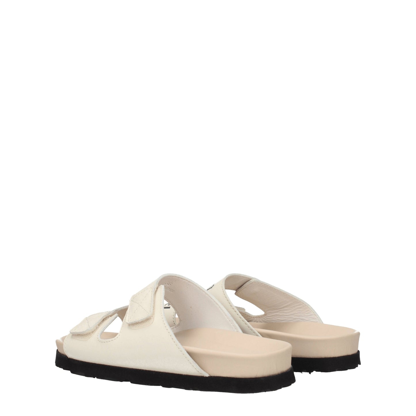 Palm Angels Women's Sandals in Leather Beige