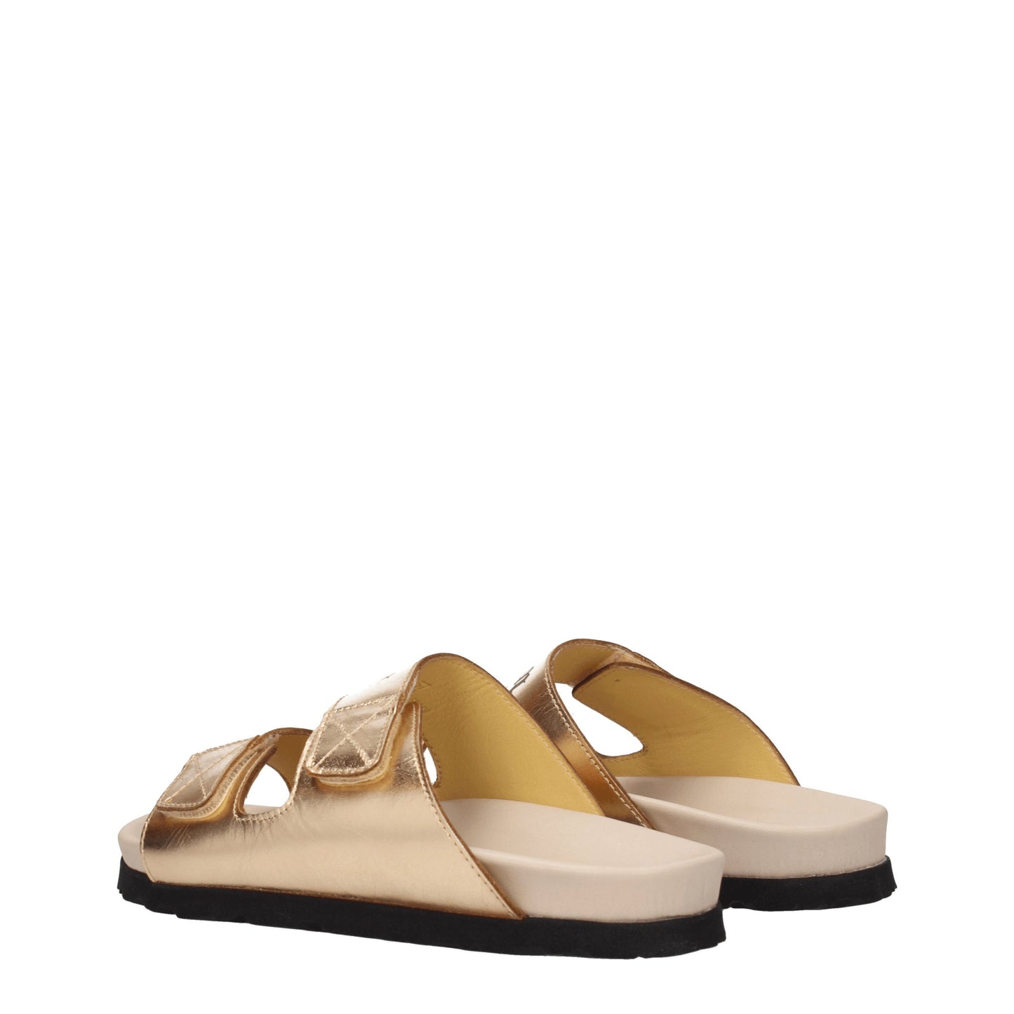 Palm Angels Women's Sandals & Slippers in Leather Gold