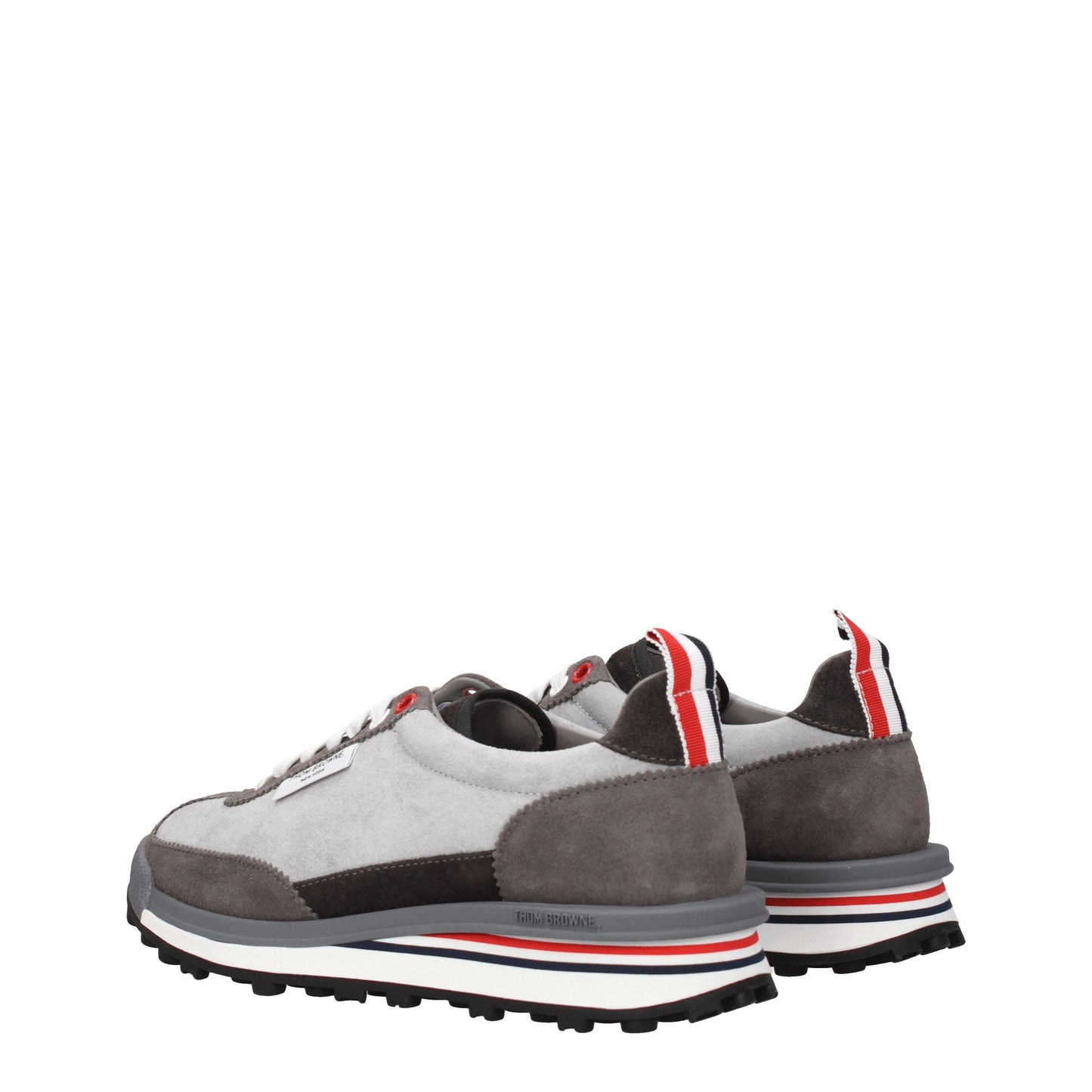 Thom Browne Women's Sneakers in Suede Gray