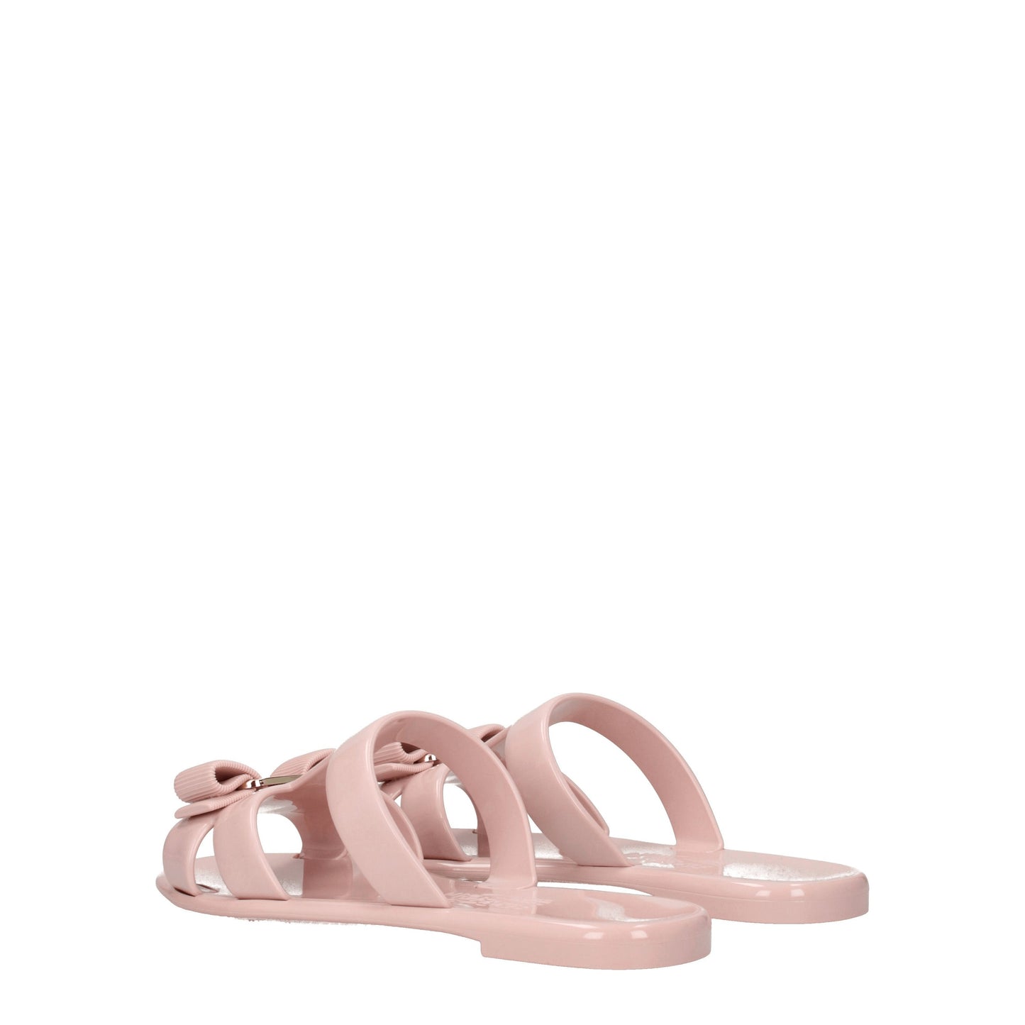 Salvatore Ferragamo Women's Sandals & Slippers in PVC Pink/Antique Pink