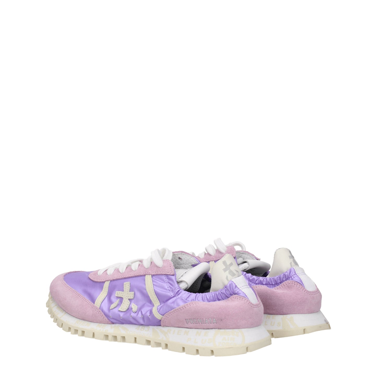 Premiata Women's Sneakers in Suede Pink/Lilac