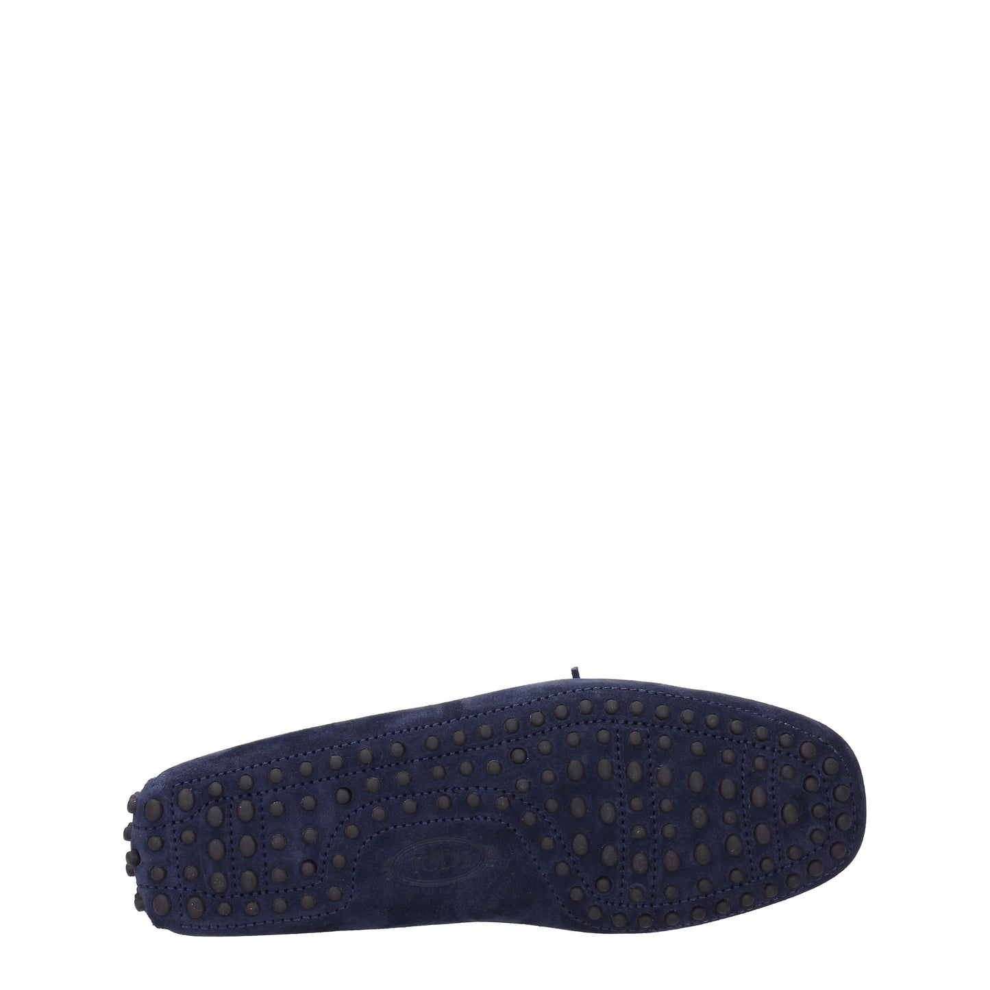 Tod's Men's Loafers in Suede Blue/Blu Galaxy