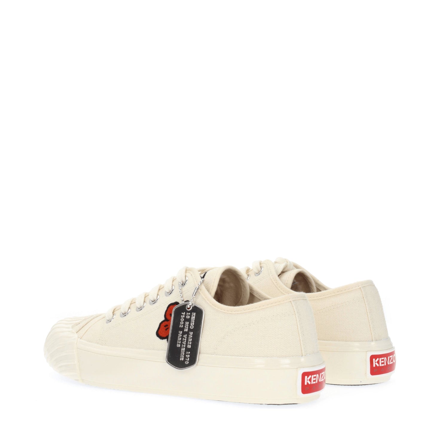 Kenzo Women's Sneakers in Fabric  Beige/Cream