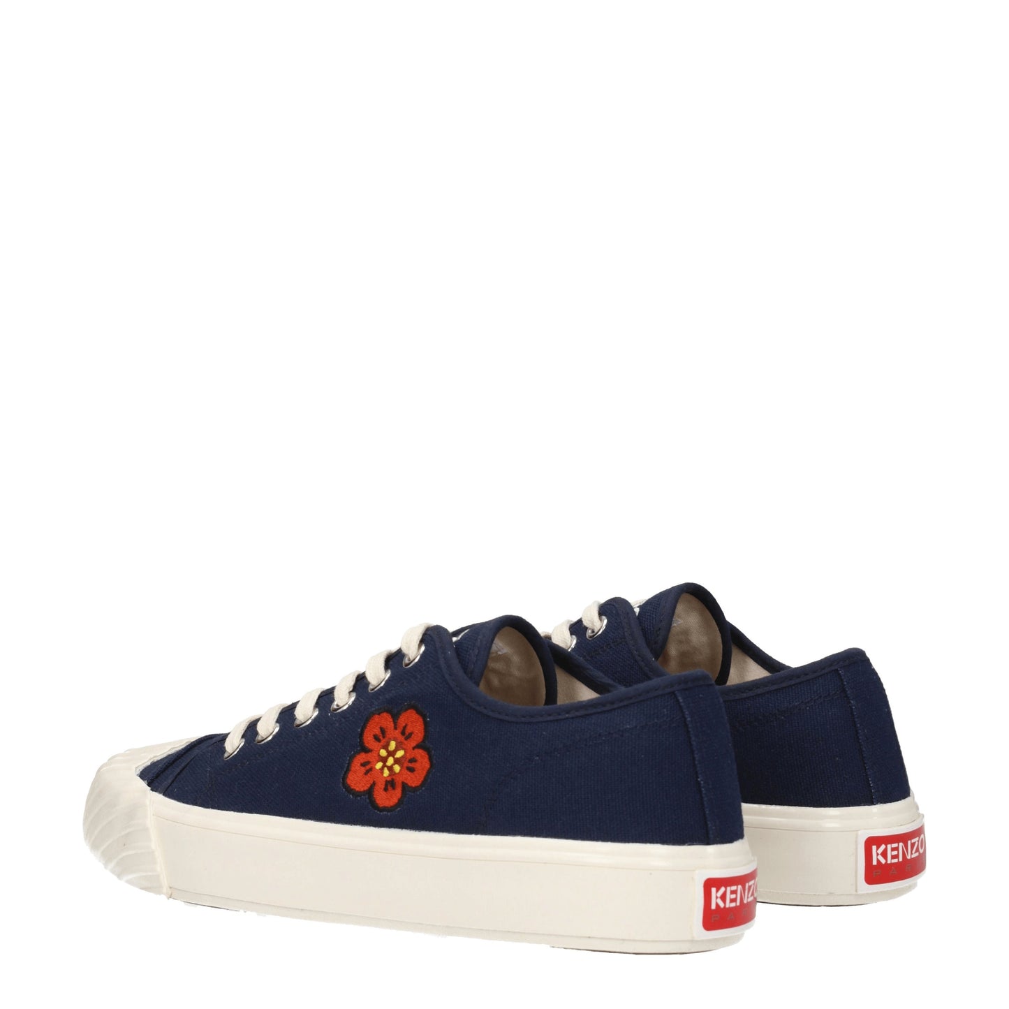 Kenzo Women's Sneakers in Fabric  Blue/Midnight Blue