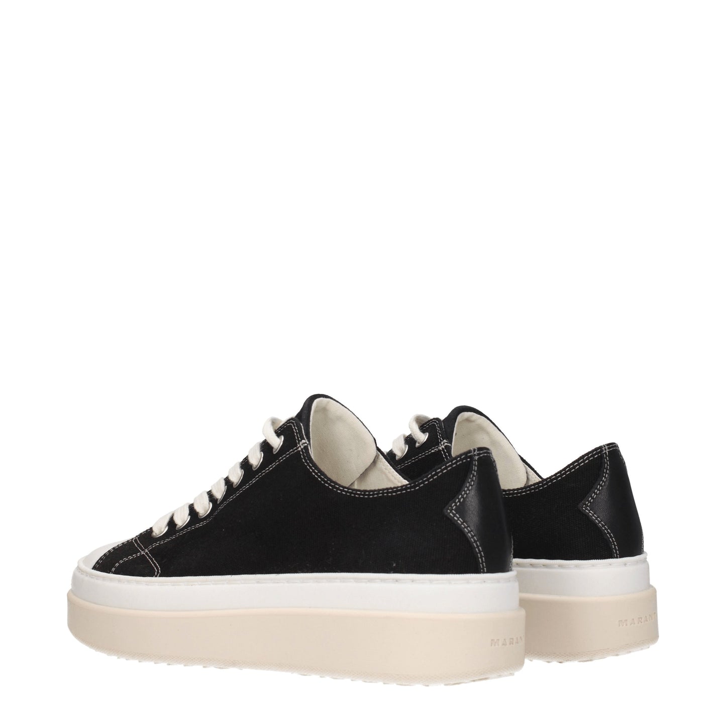 Isabel Marant Men's Sneakers in Fabric  Black