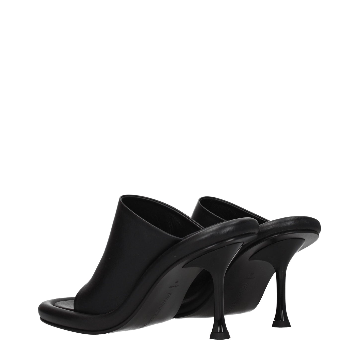 Jw Anderson Women's Sandals in Leather Black