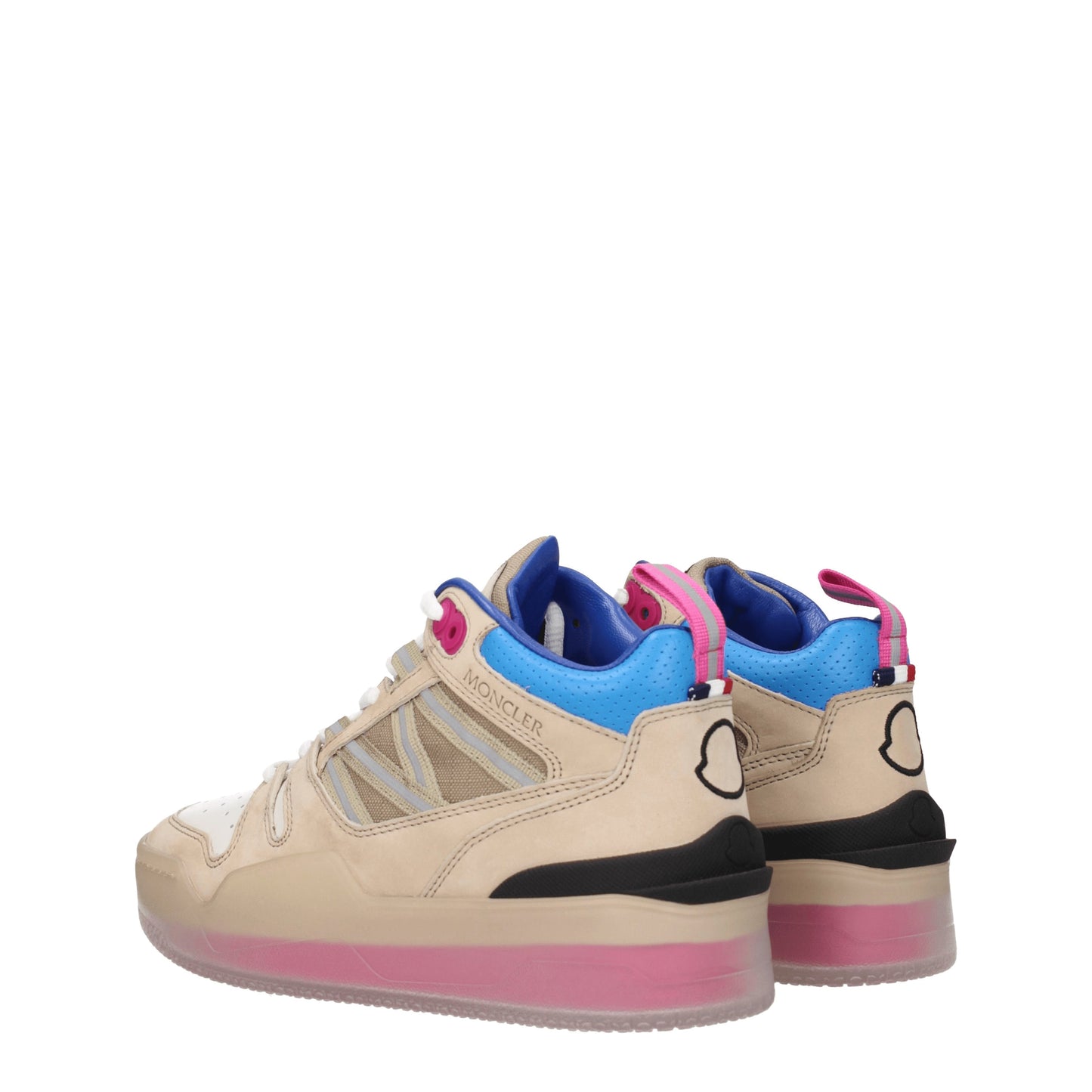 Moncler Women's Sneakers in Suede Beige