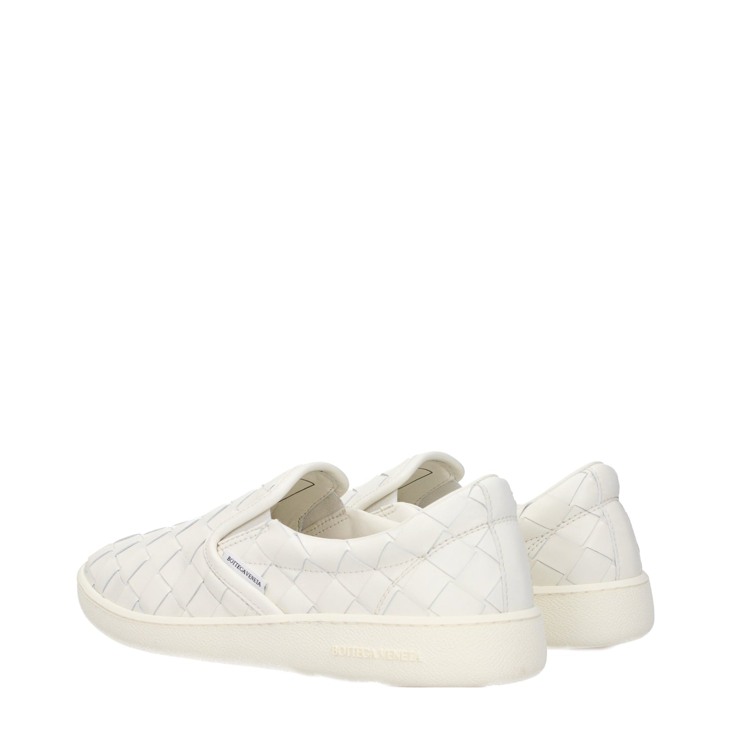 Bottega Veneta Men's Slip-ons in Leather Beige/Ivory